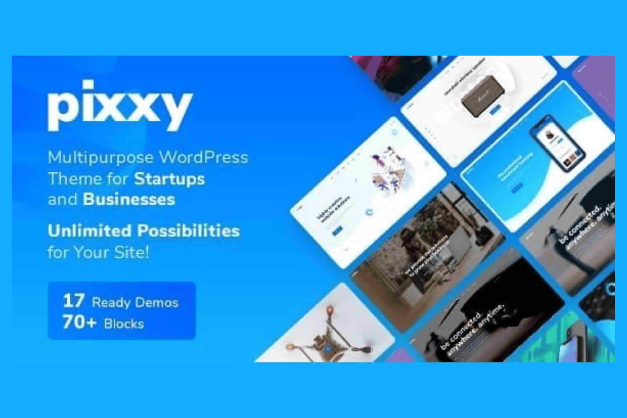 Download Pixxy  - Landing Page GPL WordPress Plugin
