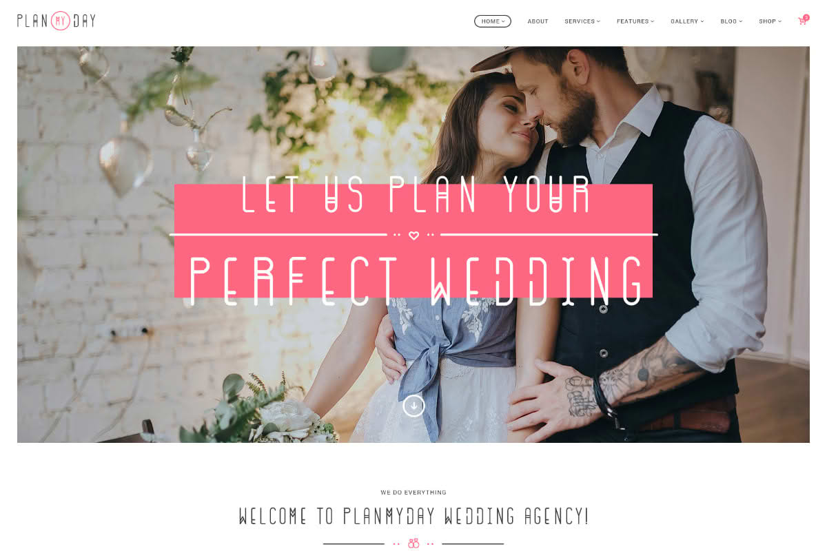 Download Plan My Day | Wedding / Event Planning Agency WordPress Theme GPL WordPress Plugin