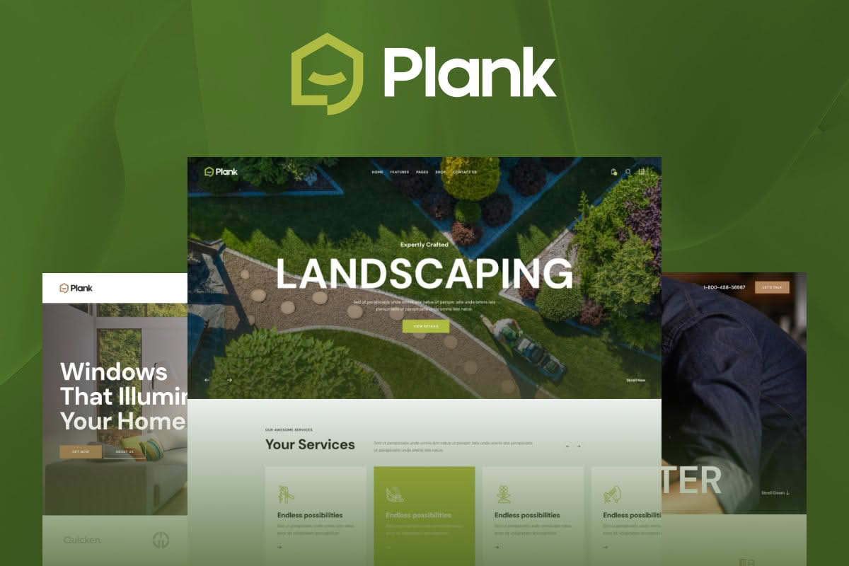 Download Plank - Carpenter & Landscaping WordPress Theme GPL WordPress Plugin