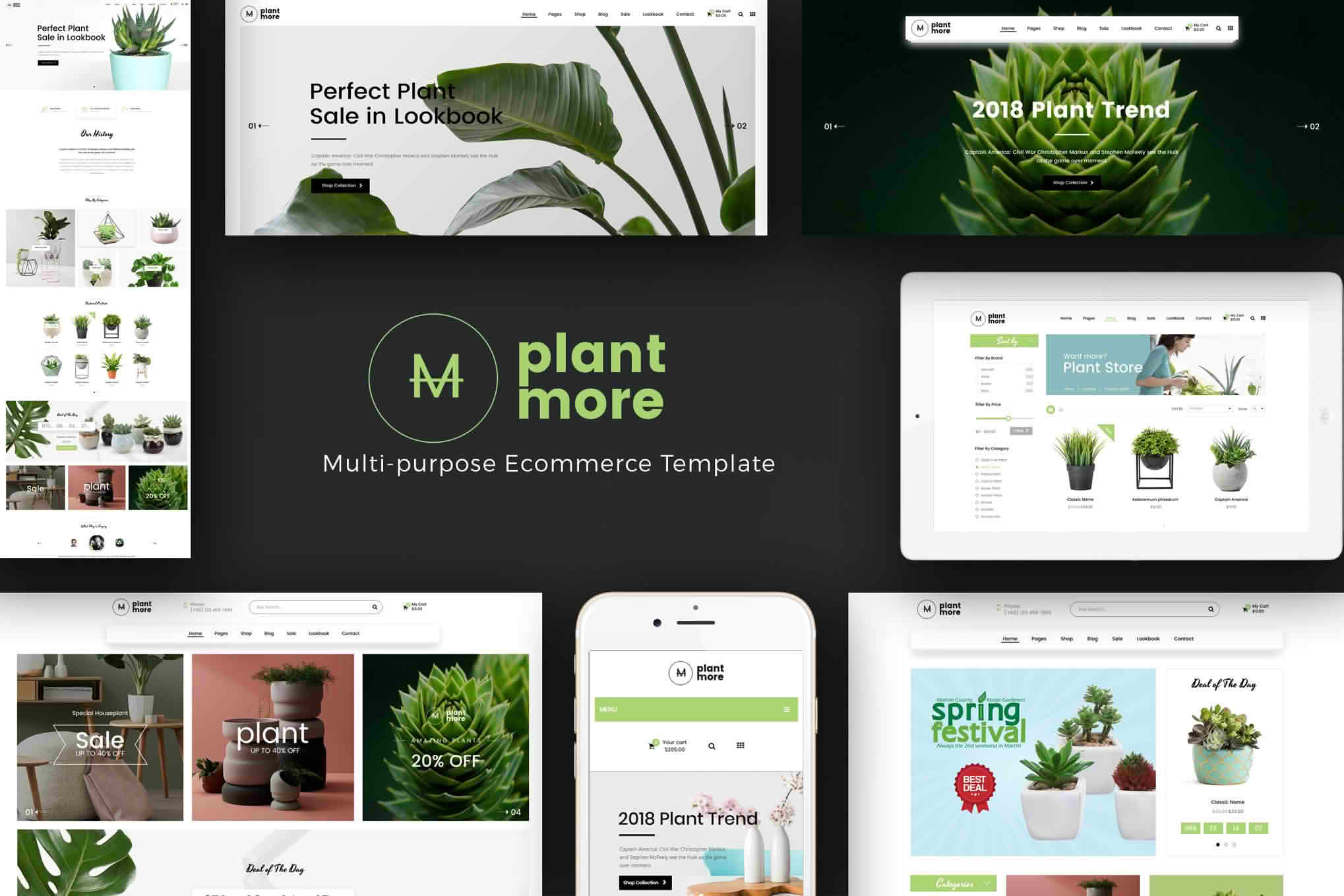 Download Plantmore - Responsive Theme for WooCommerce WordPress GPL WordPress Plugin