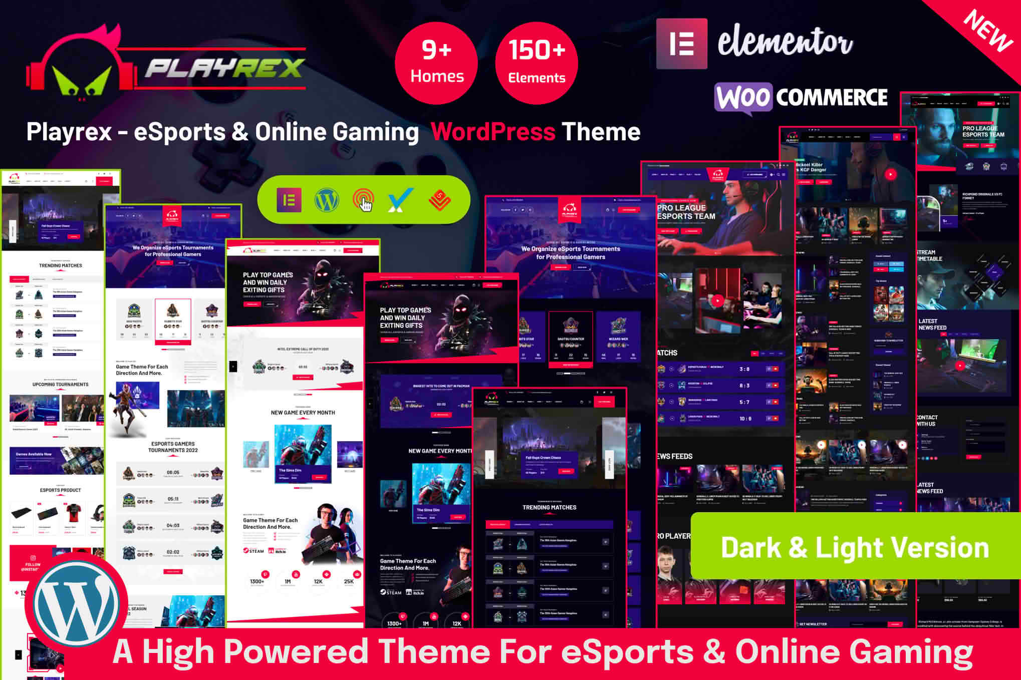 Download Playrex - Gaming & eSports Clan WordPress Theme GPL WordPress Plugin