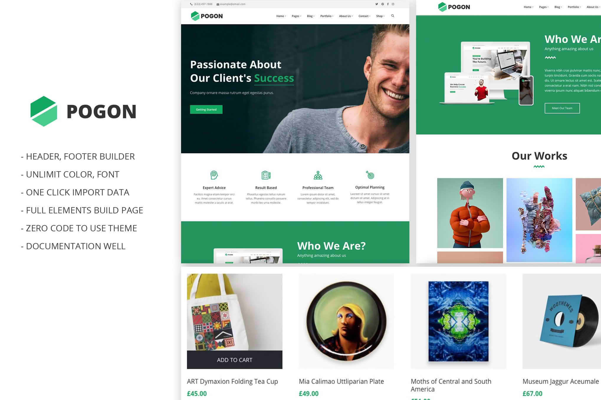 Download Pogon - Business and Finance Corporate WordPress Theme GPL WordPress Plugin