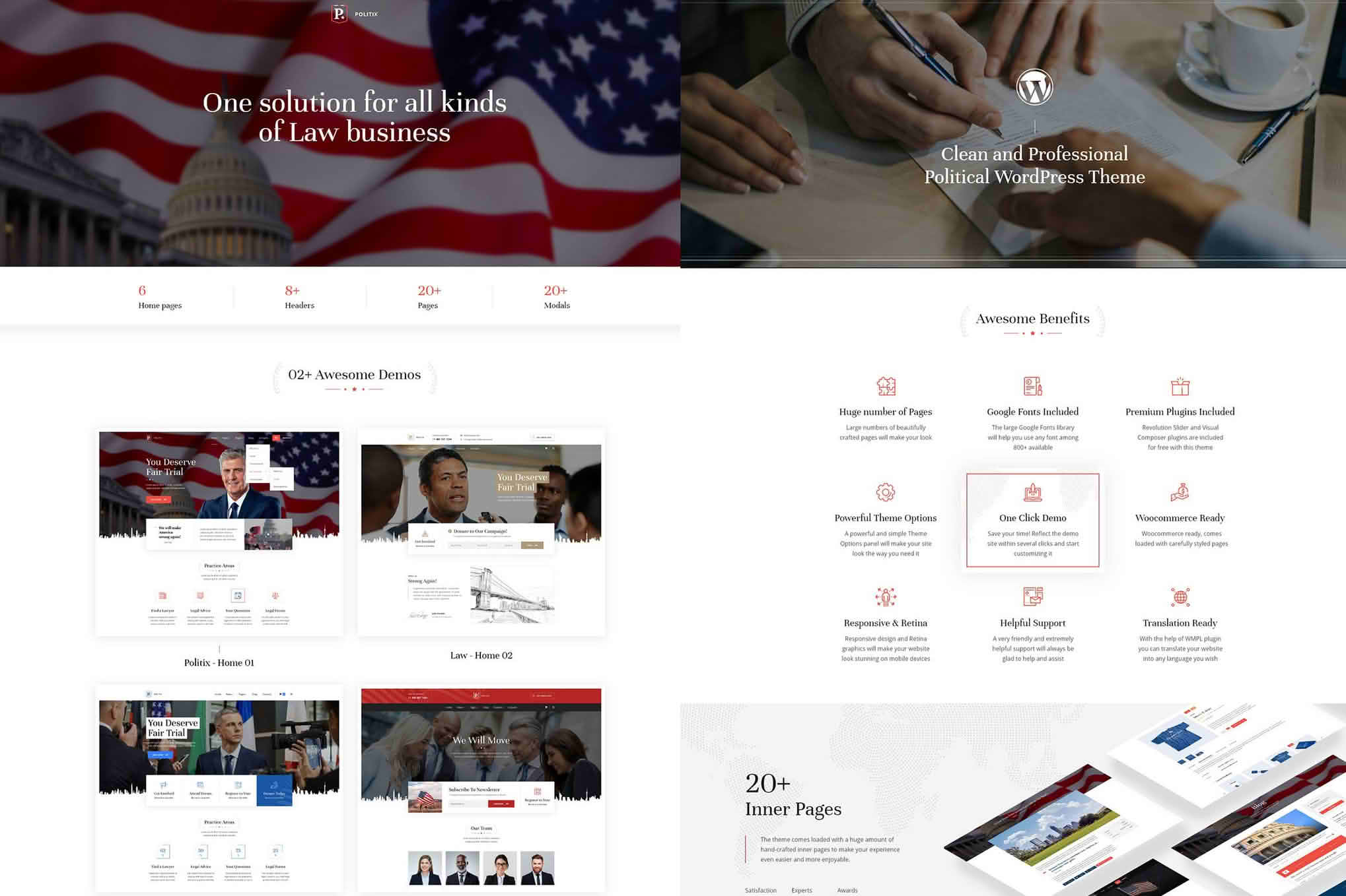 Download Politix - Political Campaign WordPress Theme GPL WordPress Plugin