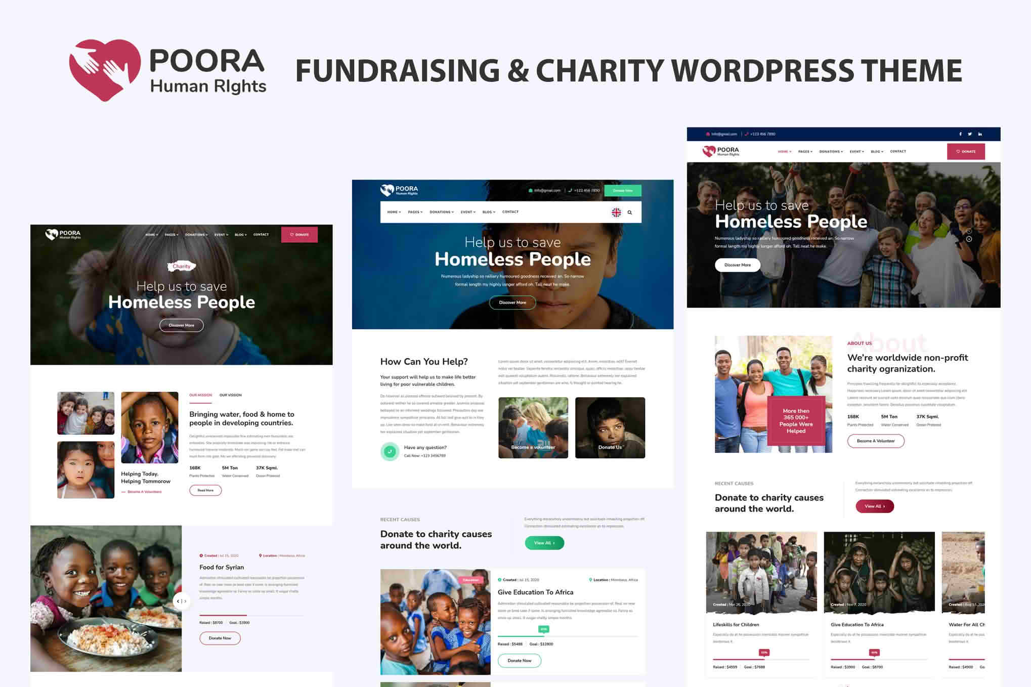 Download Poora - Fundraising & Charity WordPress Theme GPL WordPress Plugin