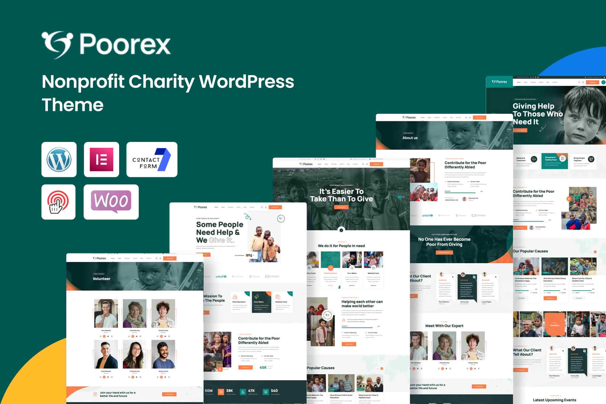 Download Poorex - Nonprofit Charity WordPress Theme GPL WordPress Plugin