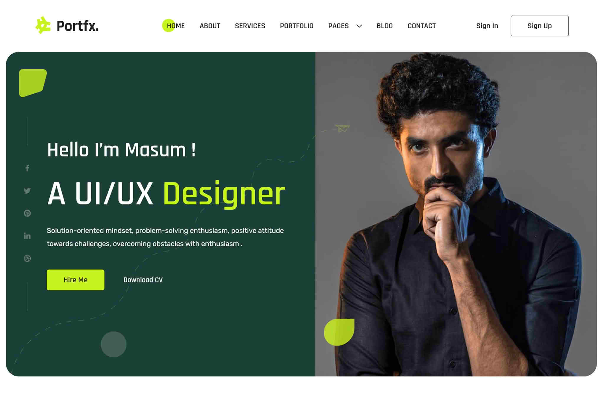 Download Portfex - Personal Portfolio WordPress Theme GPL WordPress Plugin