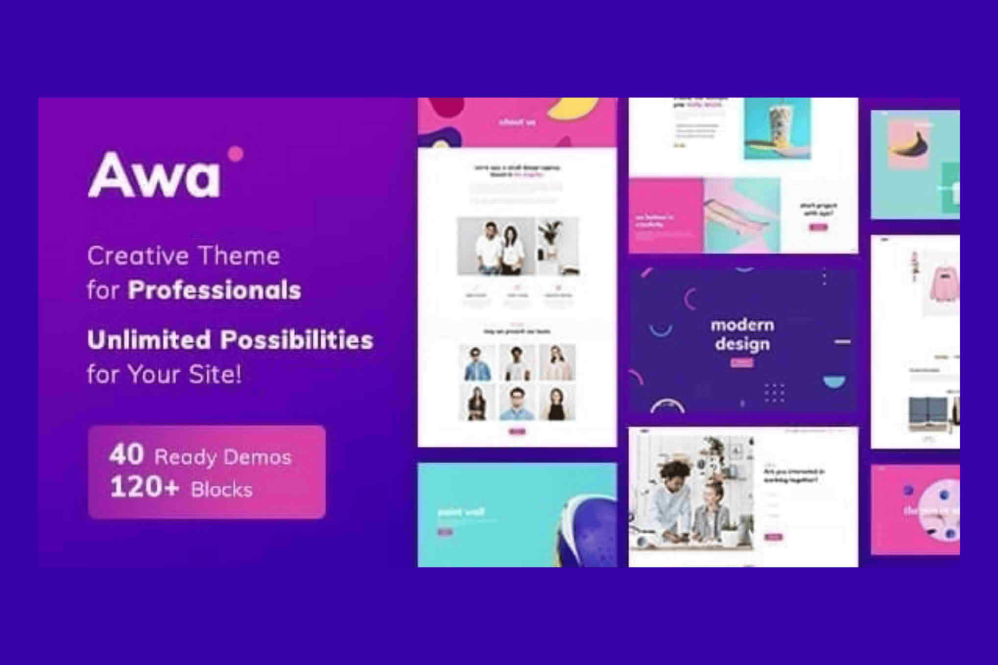 Download Portfolio Awa GPL WordPress Plugin