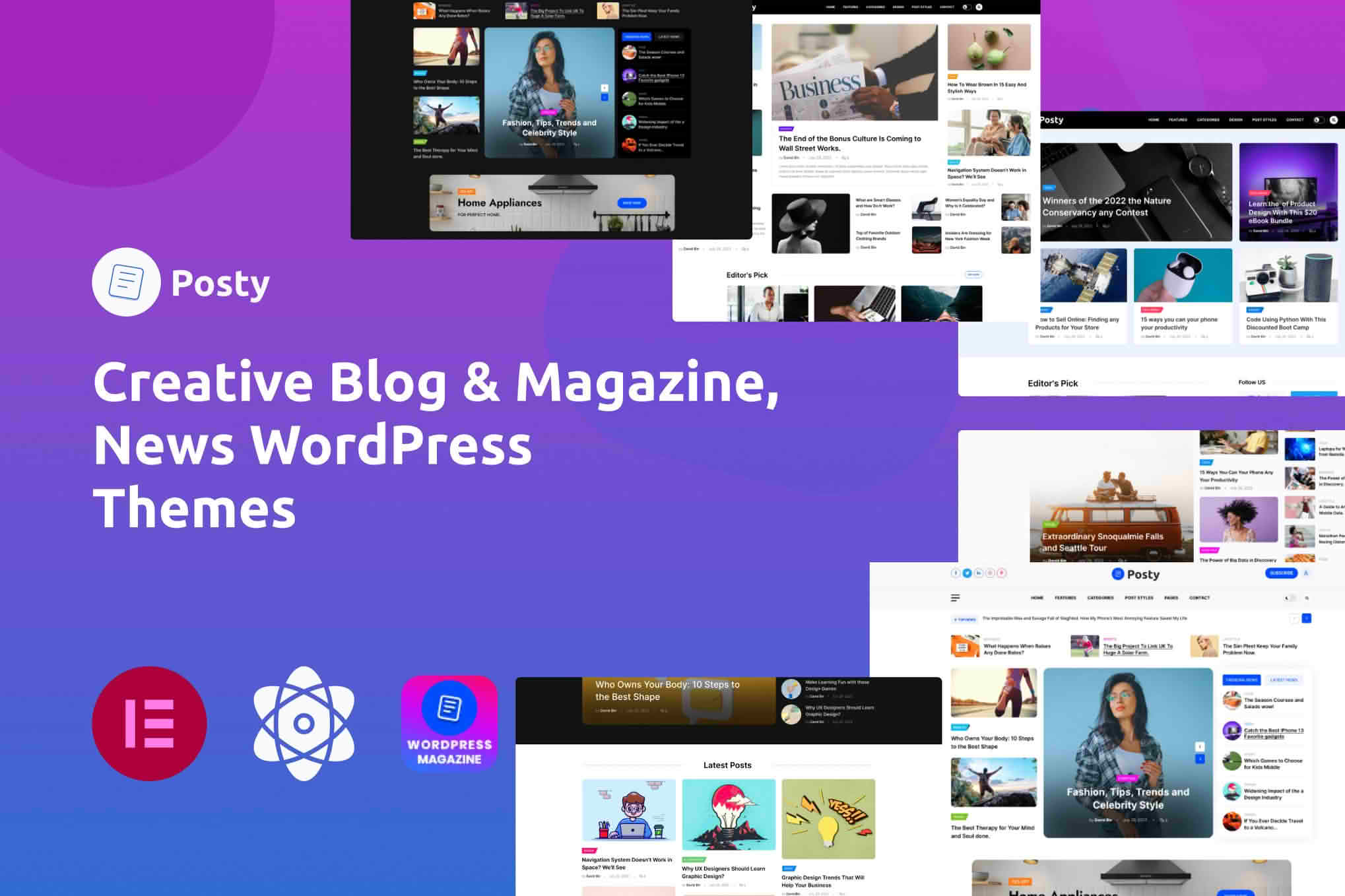 Download Posty - News Magazine WordPress Theme GPL WordPress Plugin