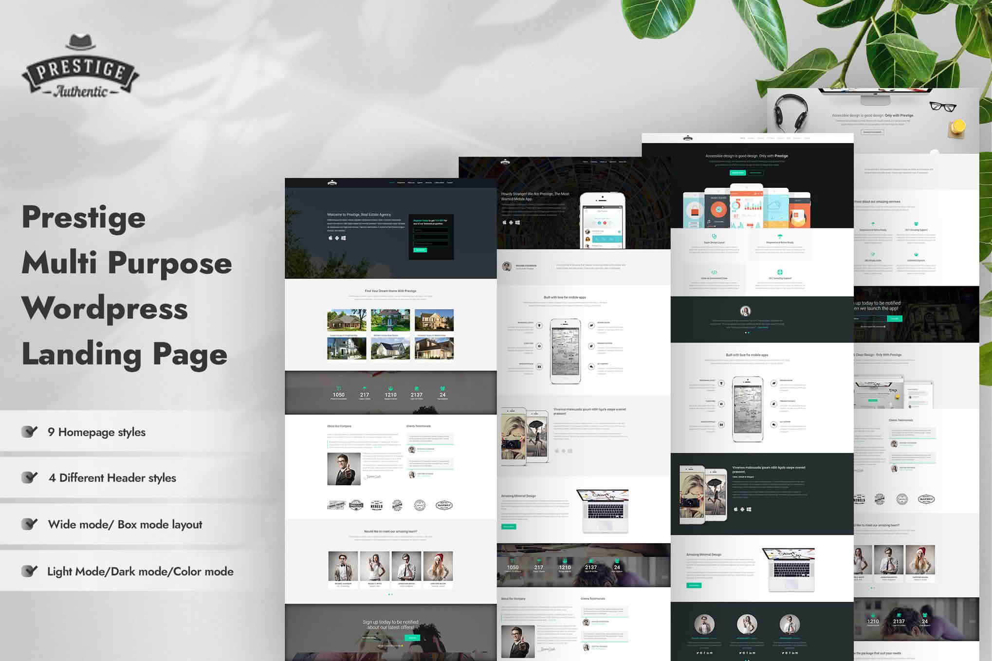 Download Prestige - Multi Purpose WordPress Landing Pages GPL WordPress Plugin