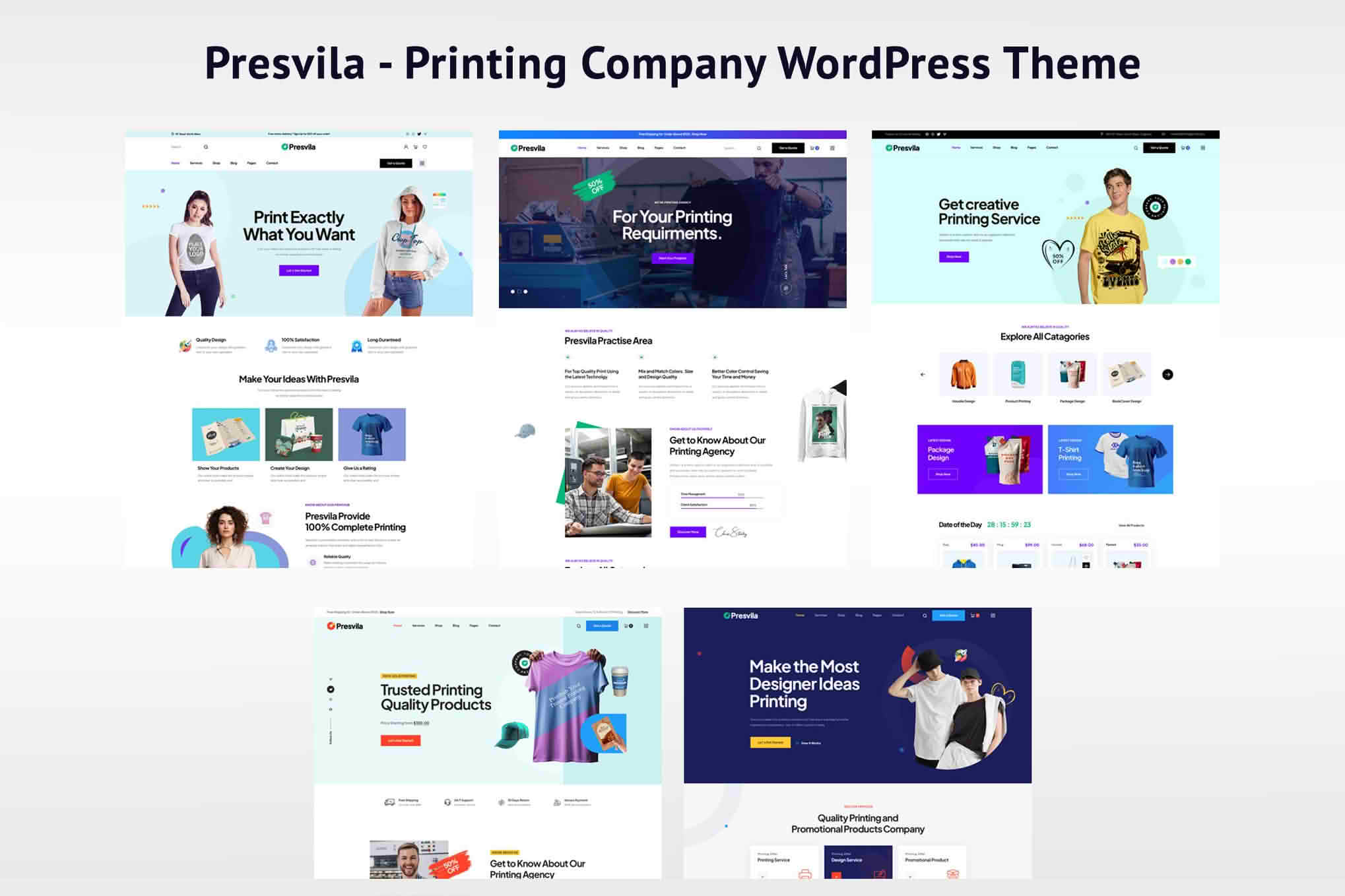 Download Presvila - Printing Company WordPress Theme GPL WordPress Plugin