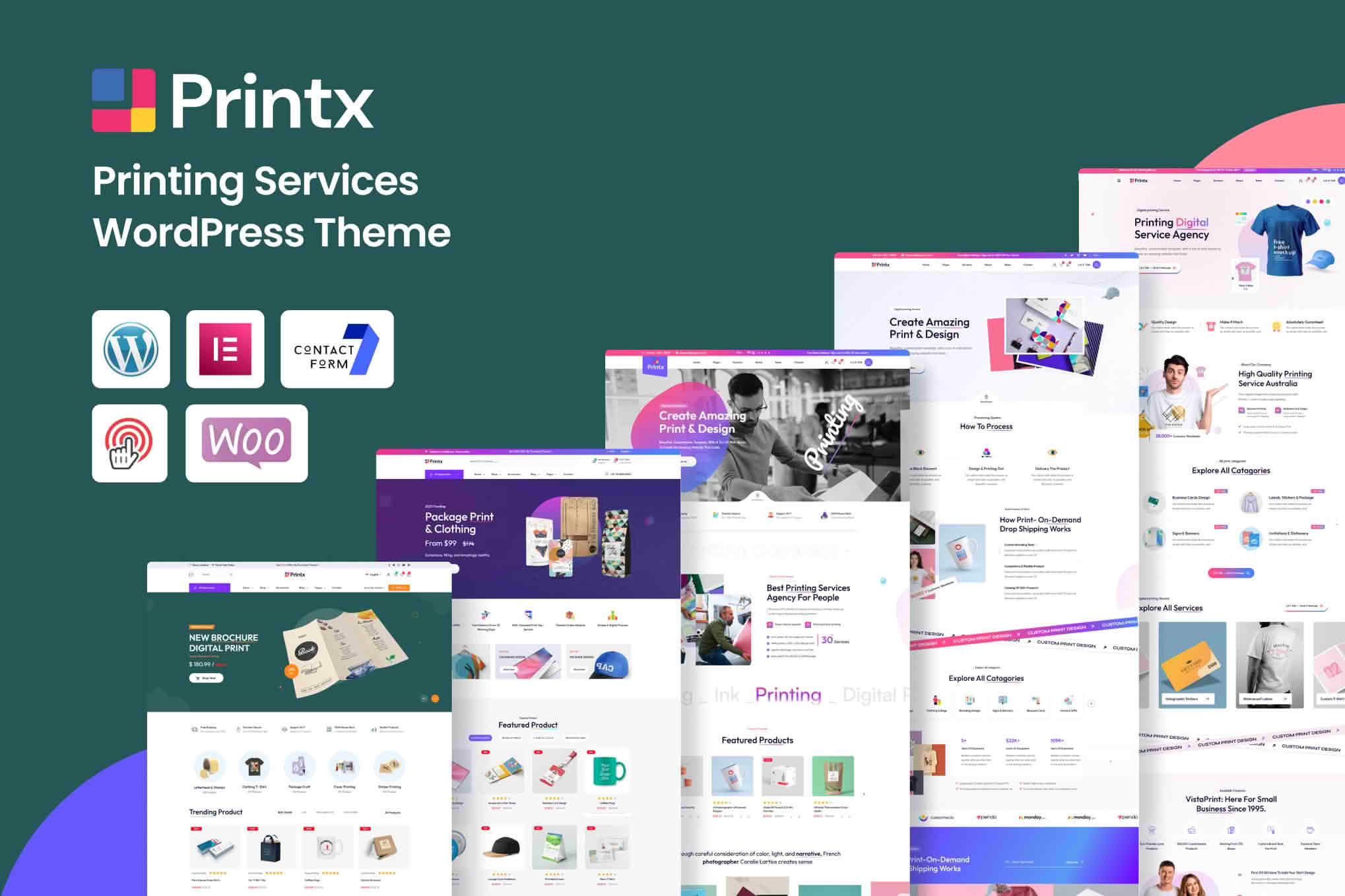 Download Printx - Printing Services WordPress Theme GPL WordPress Plugin