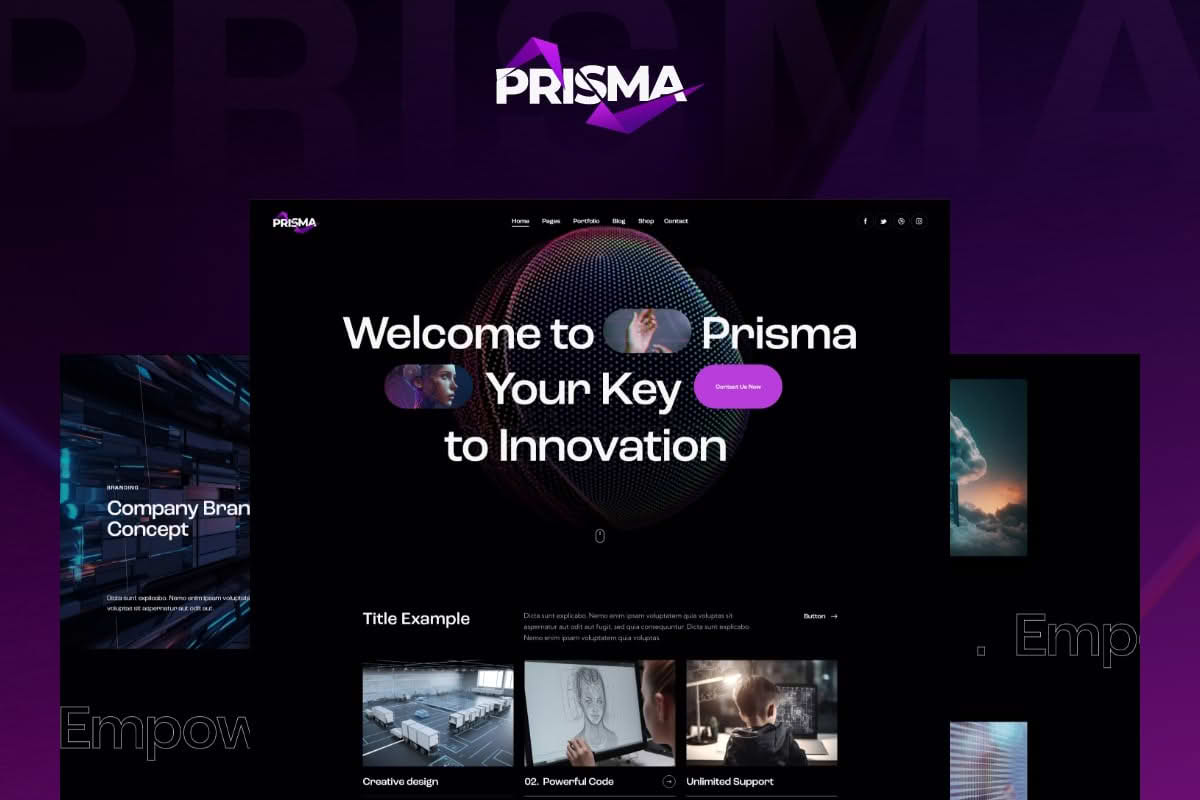 Download Prisma - Digital Startup & App WordPress Theme + AI GPL WordPress Plugin