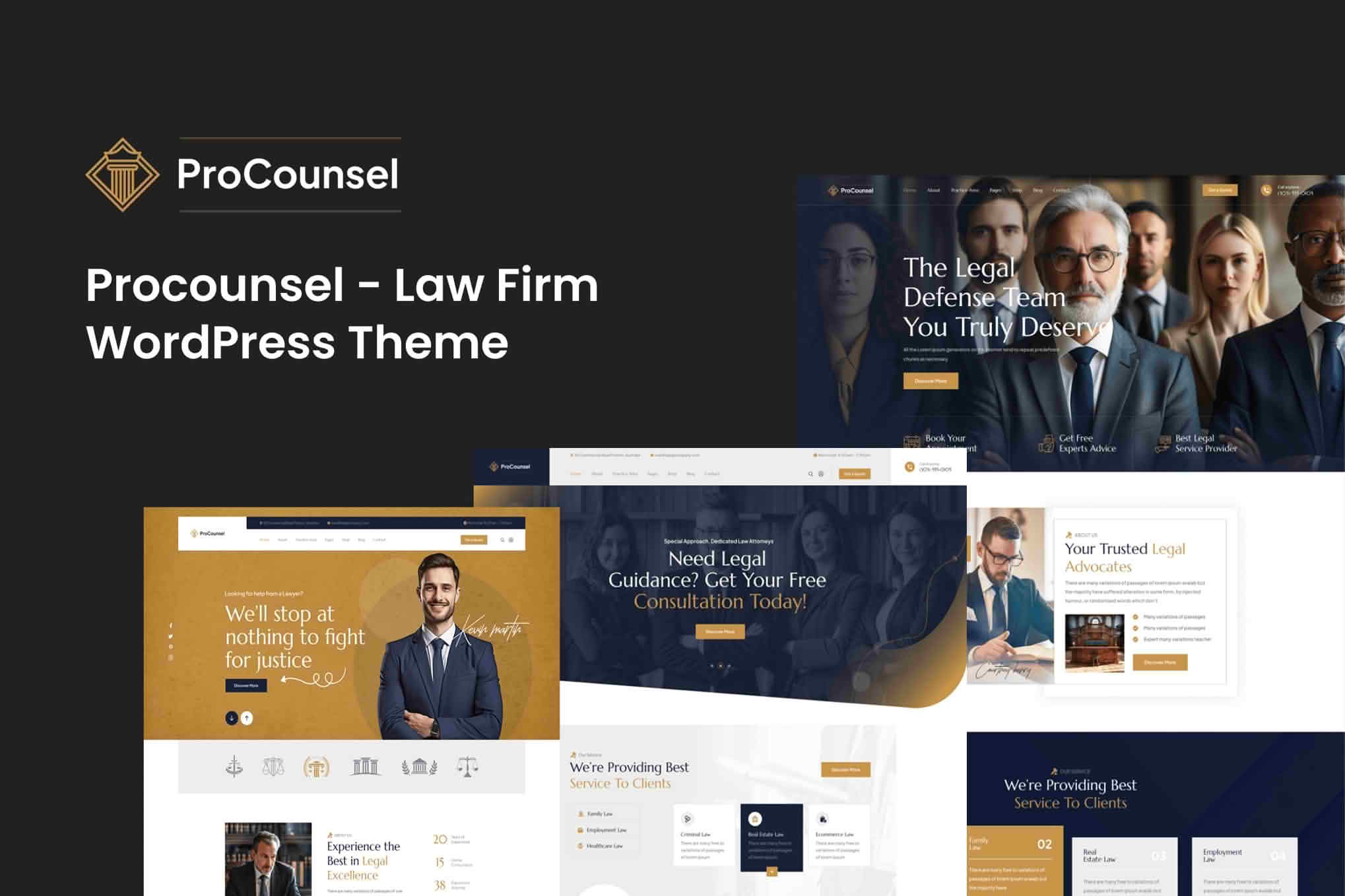 Procounsel - Law Firm WordPress Theme