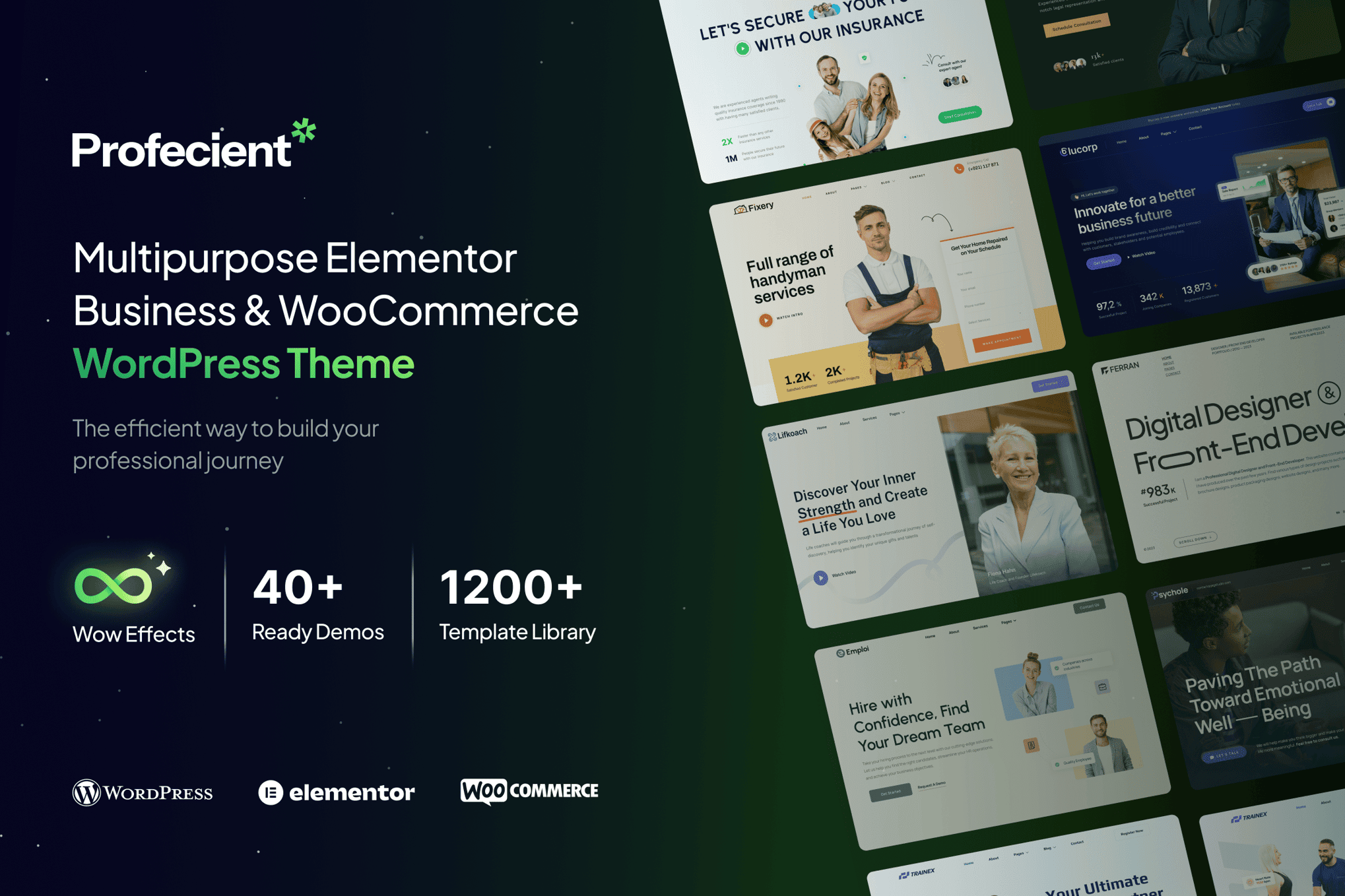 Download Profecient - Multipurpose Elementor Business & WooCommerce WordPress Theme GPL WordPress Plugin