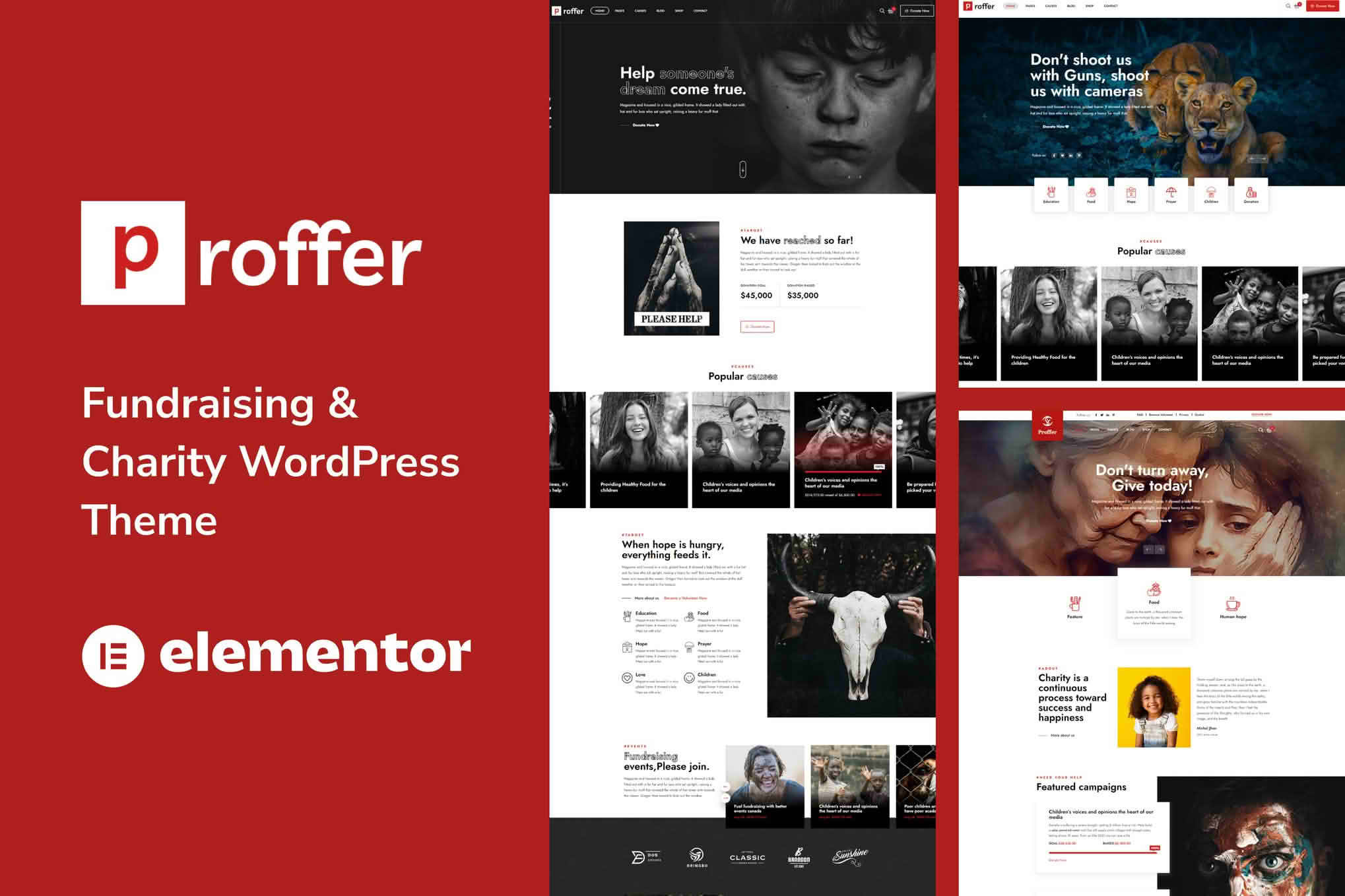 Download Proffer - Fundraising & Charity WordPress Theme GPL WordPress Plugin