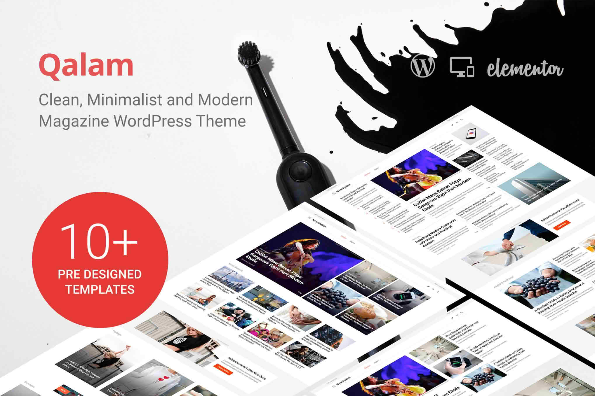 Download Qalam - NewsPaper and Magazine WordPress Theme GPL WordPress Plugin