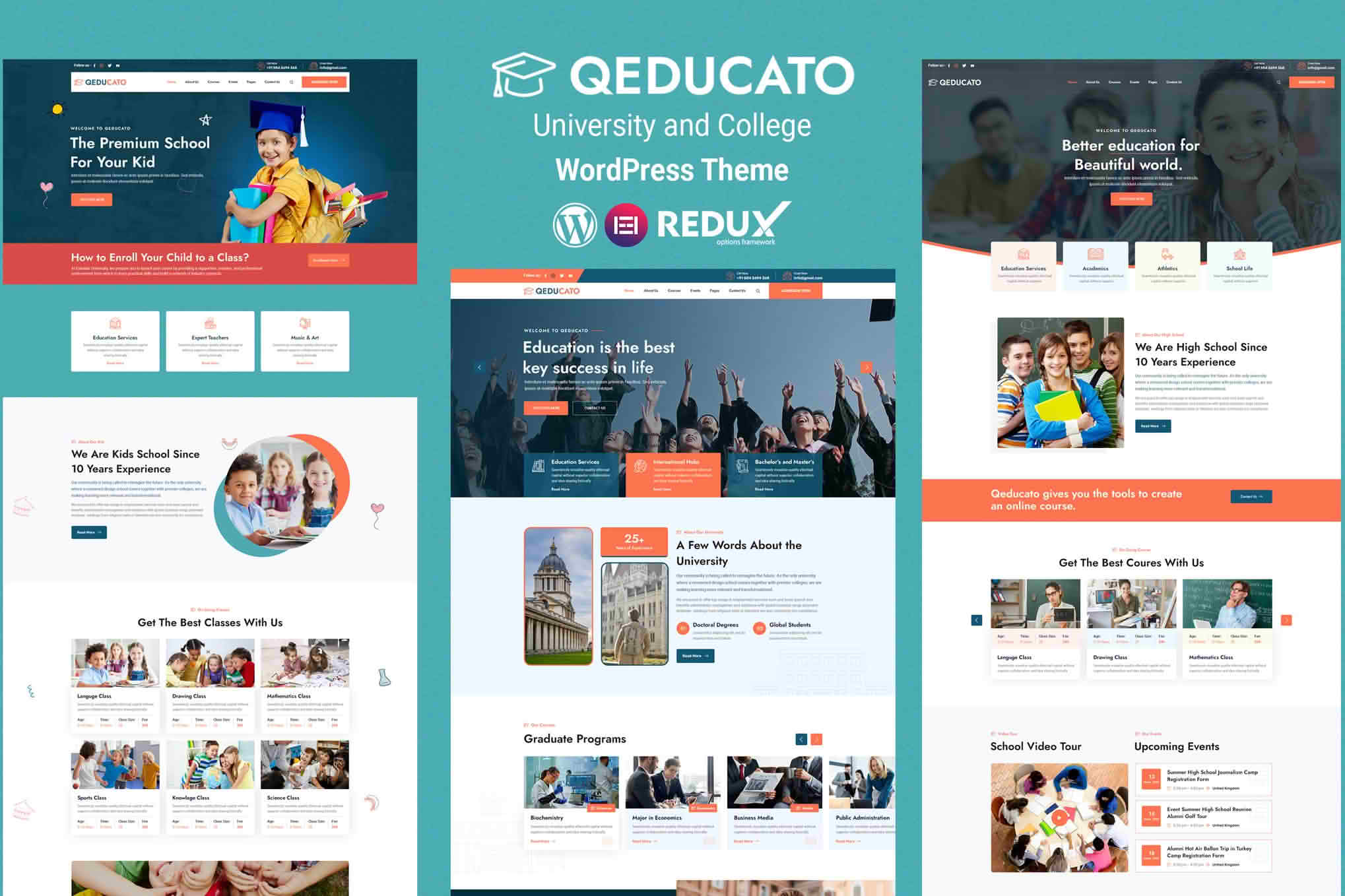 Qeducato - University and College WordPress Theme