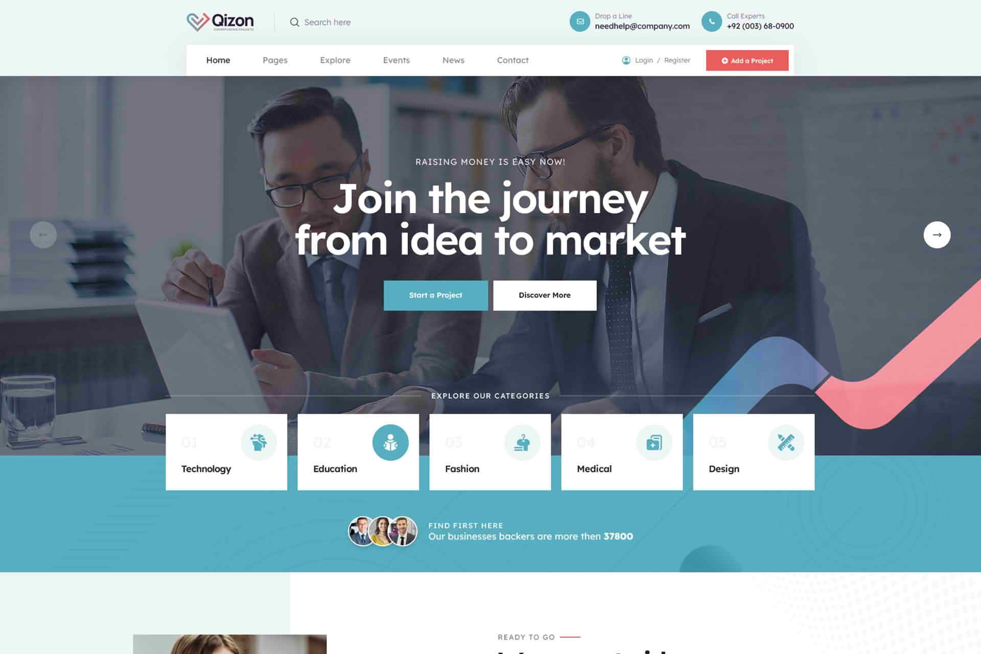 Download Qizon - Crowdfunding & Charity WordPress Theme GPL WordPress Plugin