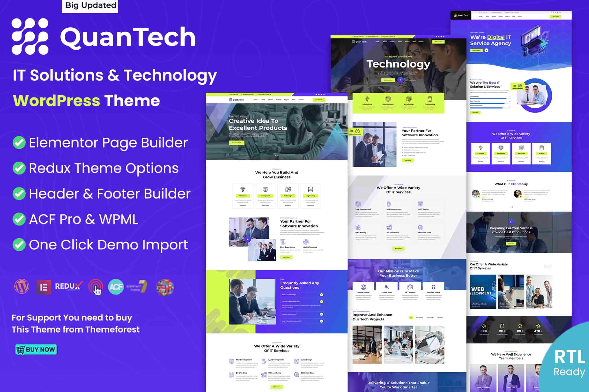 Download Quantech – IT Solutions & Technology WordPress Theme GPL WordPress Plugin
