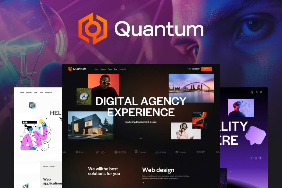 Download Quantum - Digital & IT Agency WordPress Theme GPL WordPress Plugin