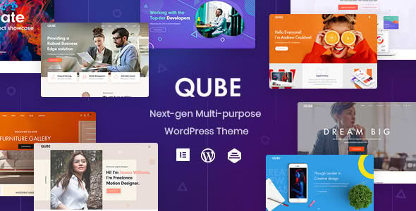 Download Qube - Responsive Multi-Purpose Theme GPL WordPress Plugin