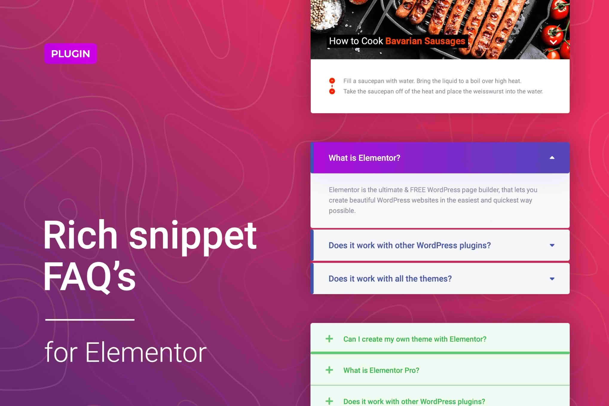 Download FAQ Accordions for Elementor