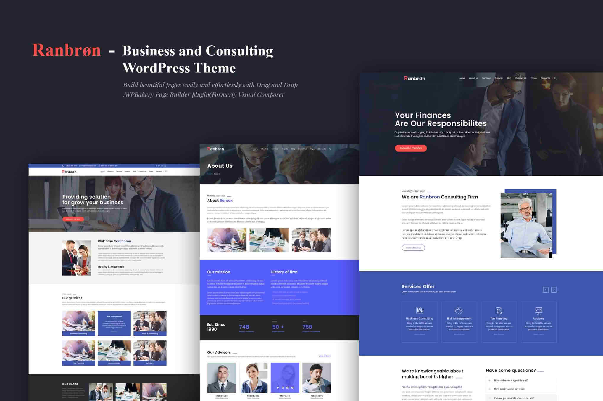 Download Ranbron - Business and Consulting WordPress Theme GPL WordPress Plugin