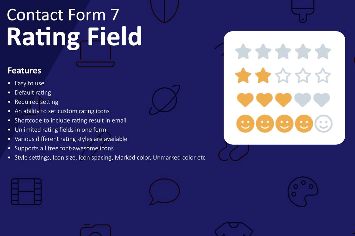 Download Rating Field for Contact Form 7