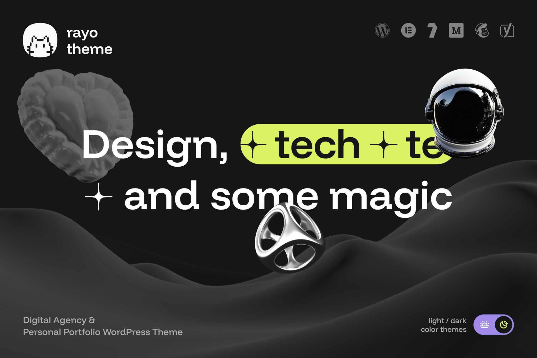 Rayo - Digital Agency & Personal Portfolio WordPress Theme