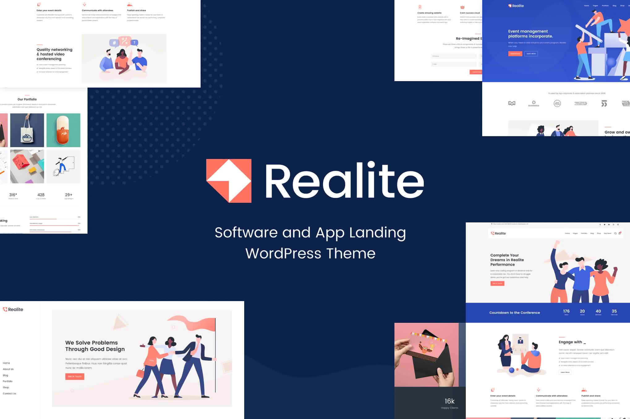 Download Realite - A WordPress Theme for Startups GPL WordPress Plugin