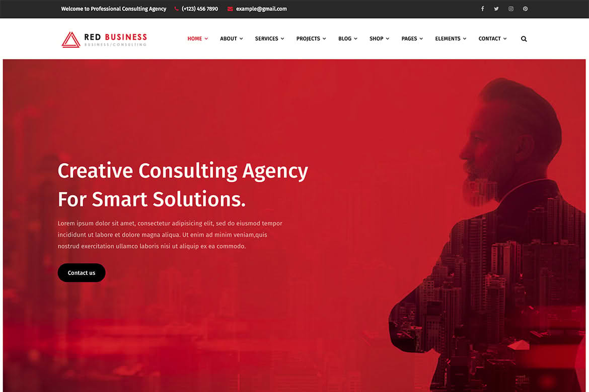 Download RedBiz - Finance & Consulting Multi-Purpose WordPress Theme GPL WordPress Plugin