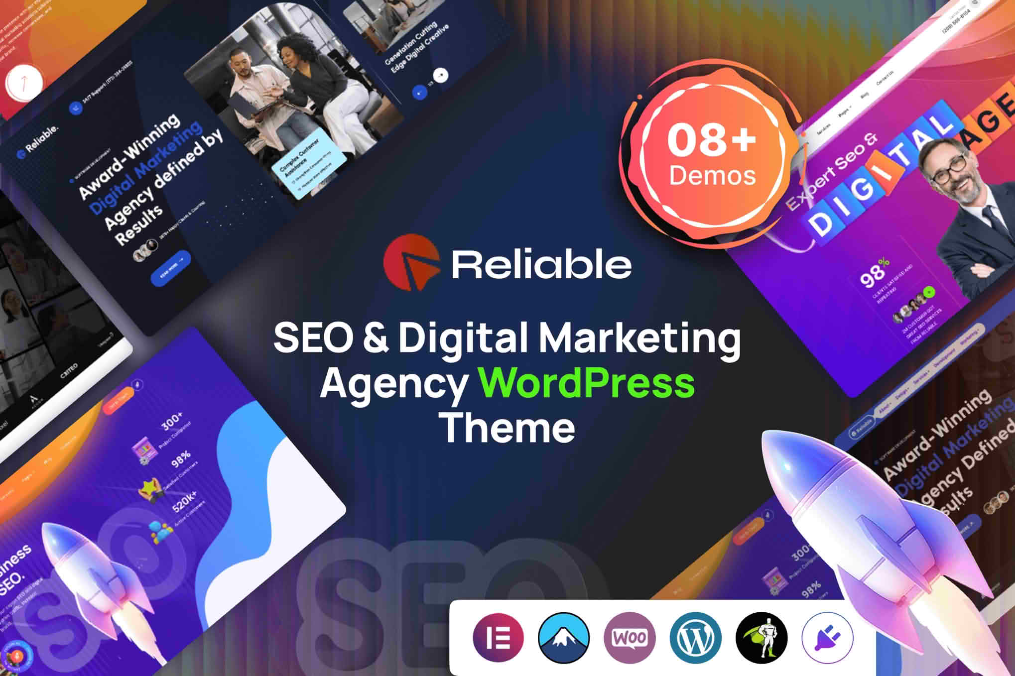 Reliable - SEO & Digital Marketing Agency WordPress Theme