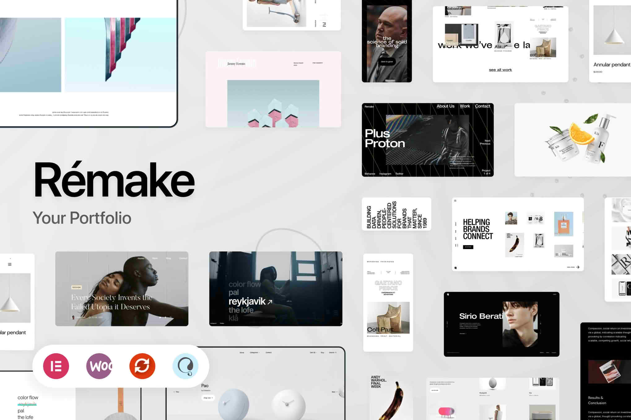Download Remake - Minimal Theme GPL WordPress Plugin