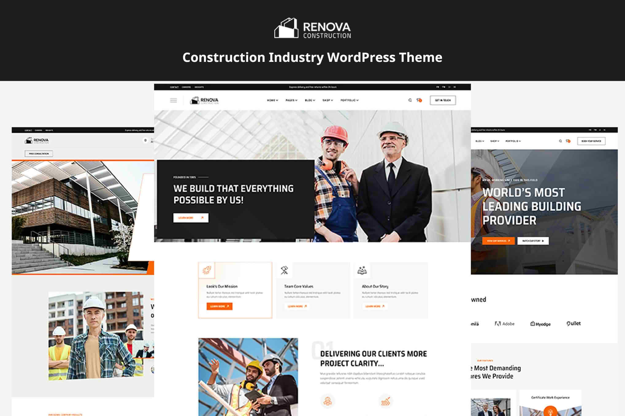 Download Renova - Construction Industry WordPress Theme GPL WordPress Plugin