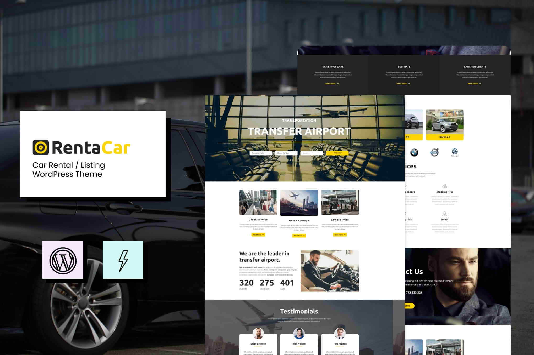 Download Rentacar - Car Rental / Listing WordPress Theme GPL WordPress Plugin