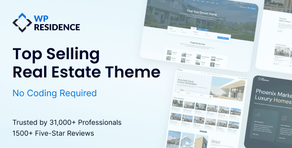 Download Residence Real Estate WordPress Theme GPL WordPress Plugin