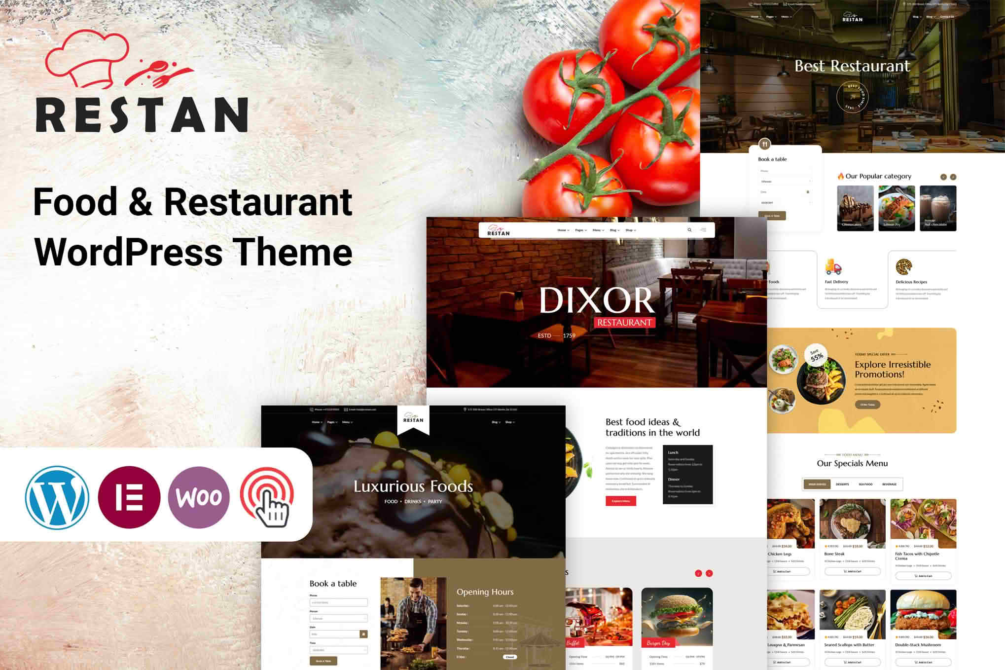 Download Restan - Restaurant WordPress Theme GPL WordPress Plugin
