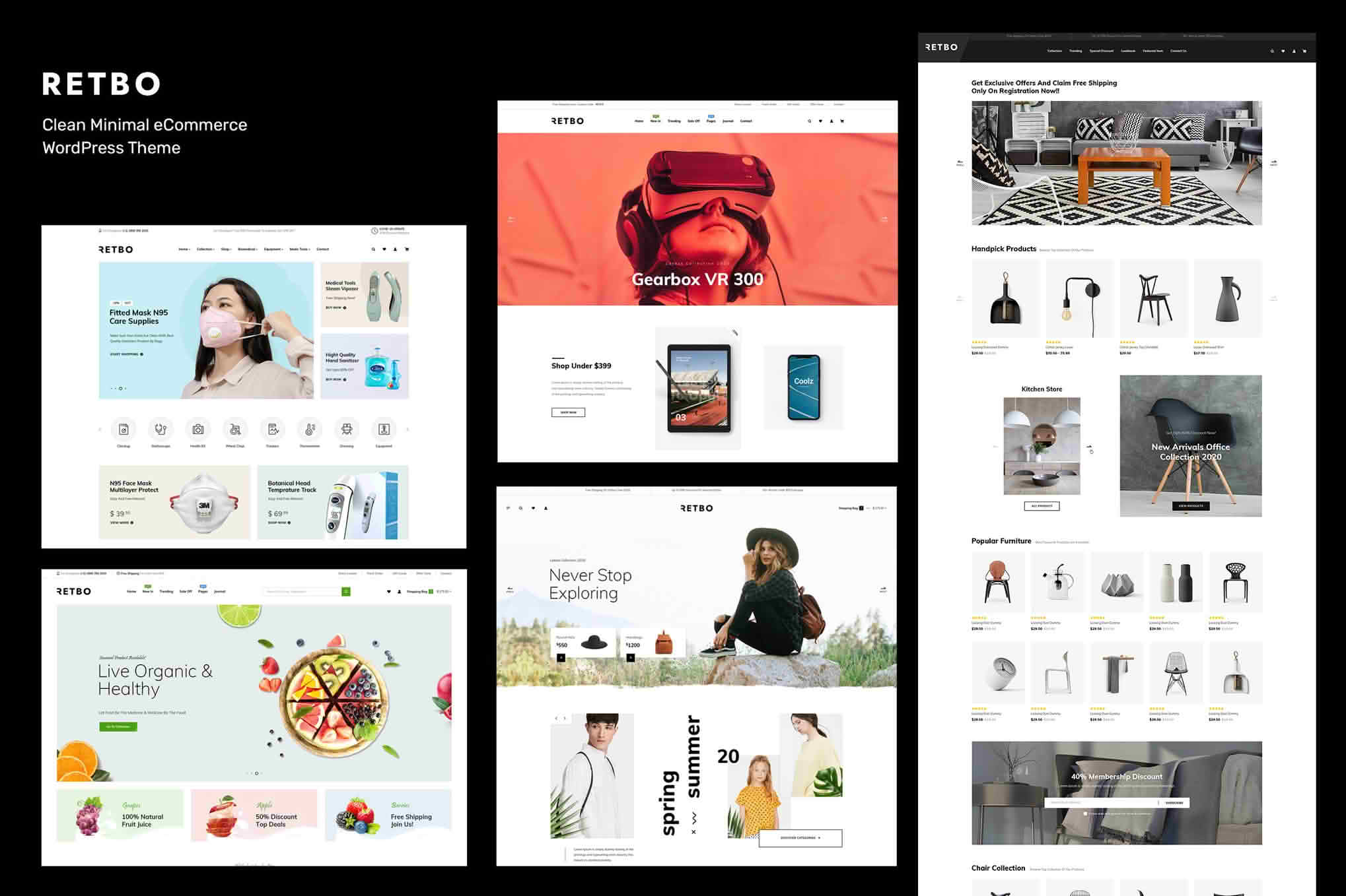 Download Retbo - Minimal WooCommerce WordPress Theme GPL WordPress Plugin