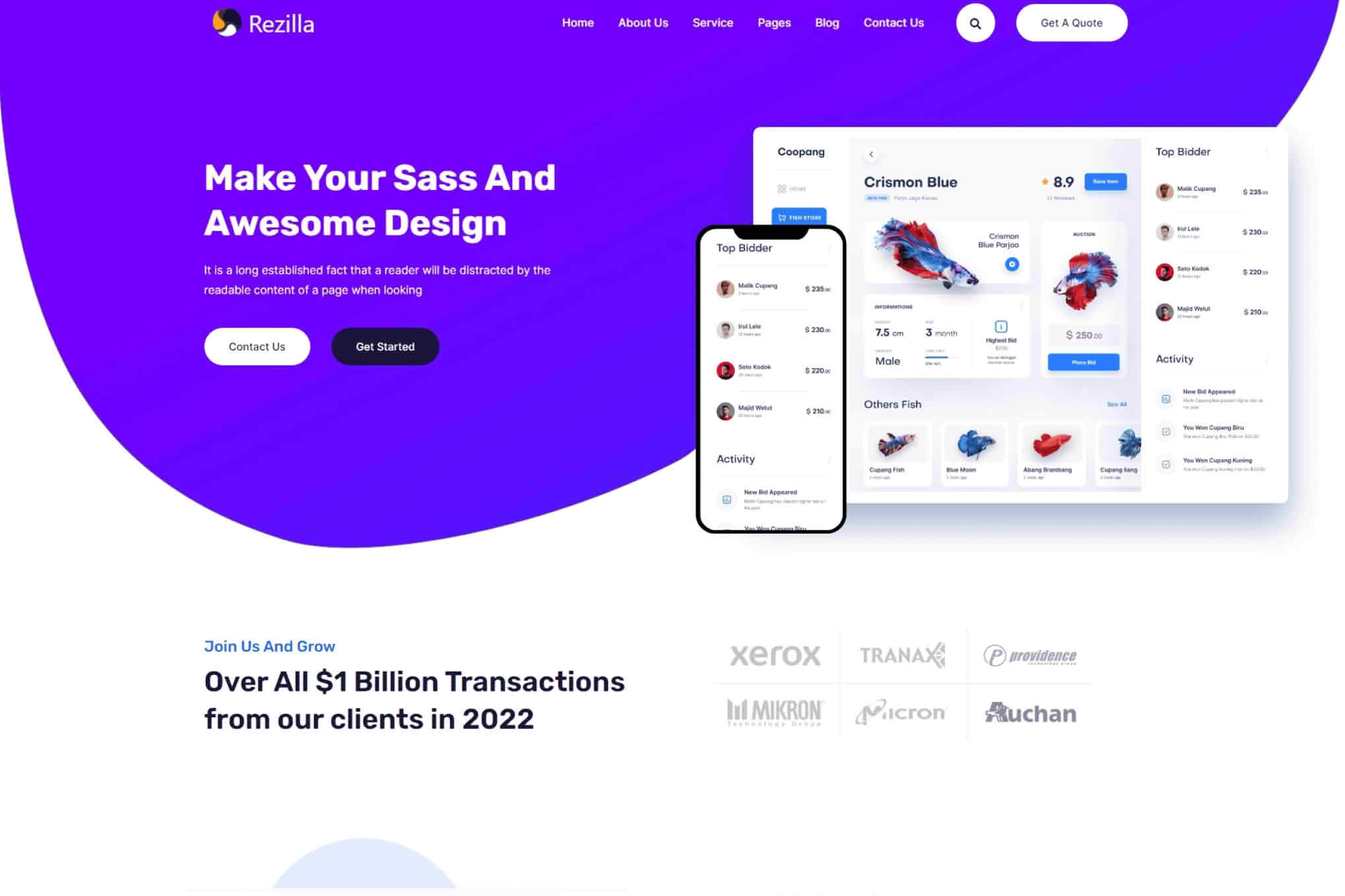 Download Rezilla - SaaS Software & Technology WordPress Theme GPL WordPress Plugin
