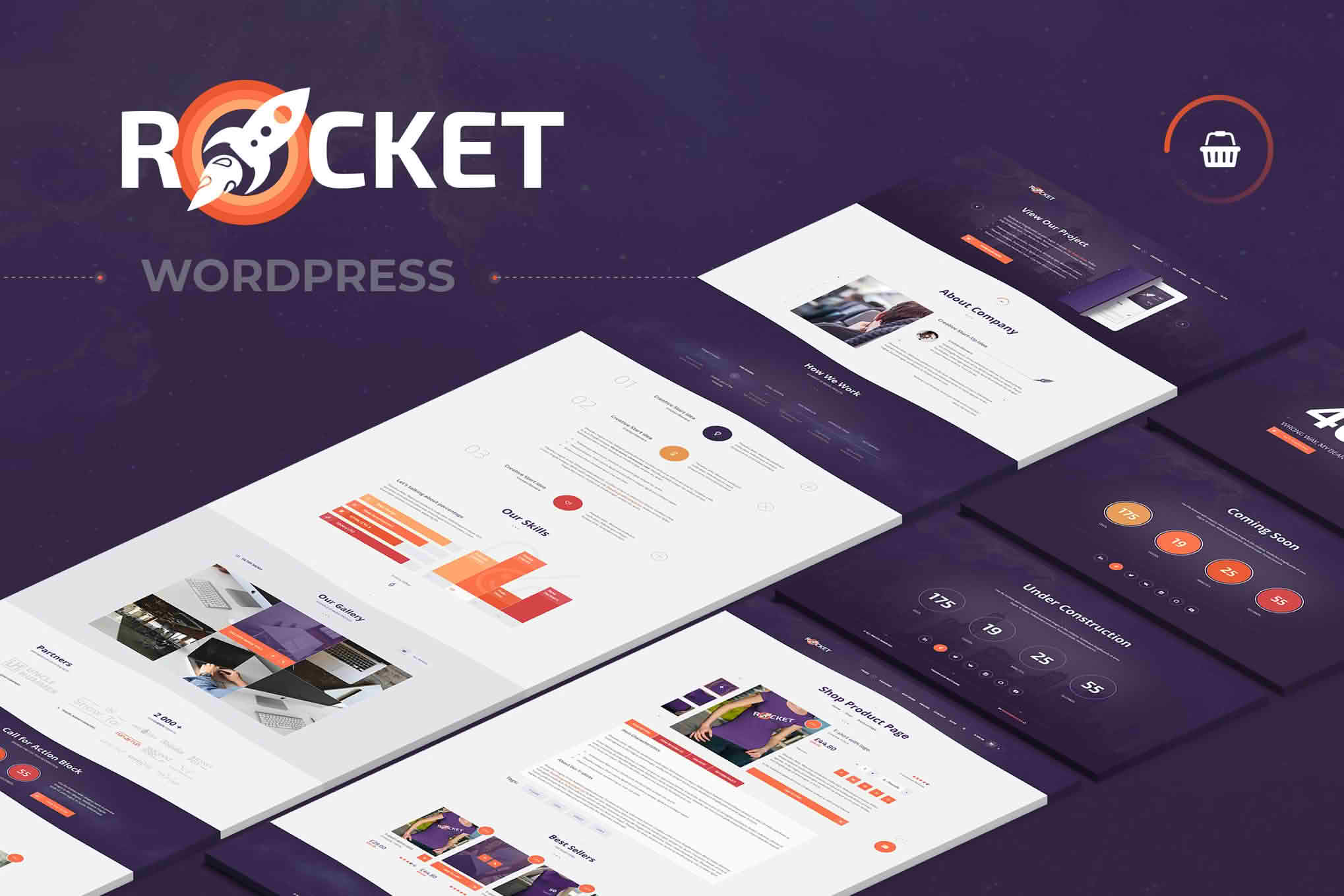 Download Rocket - Creative Multipurpose WordPress Theme GPL WordPress Plugin