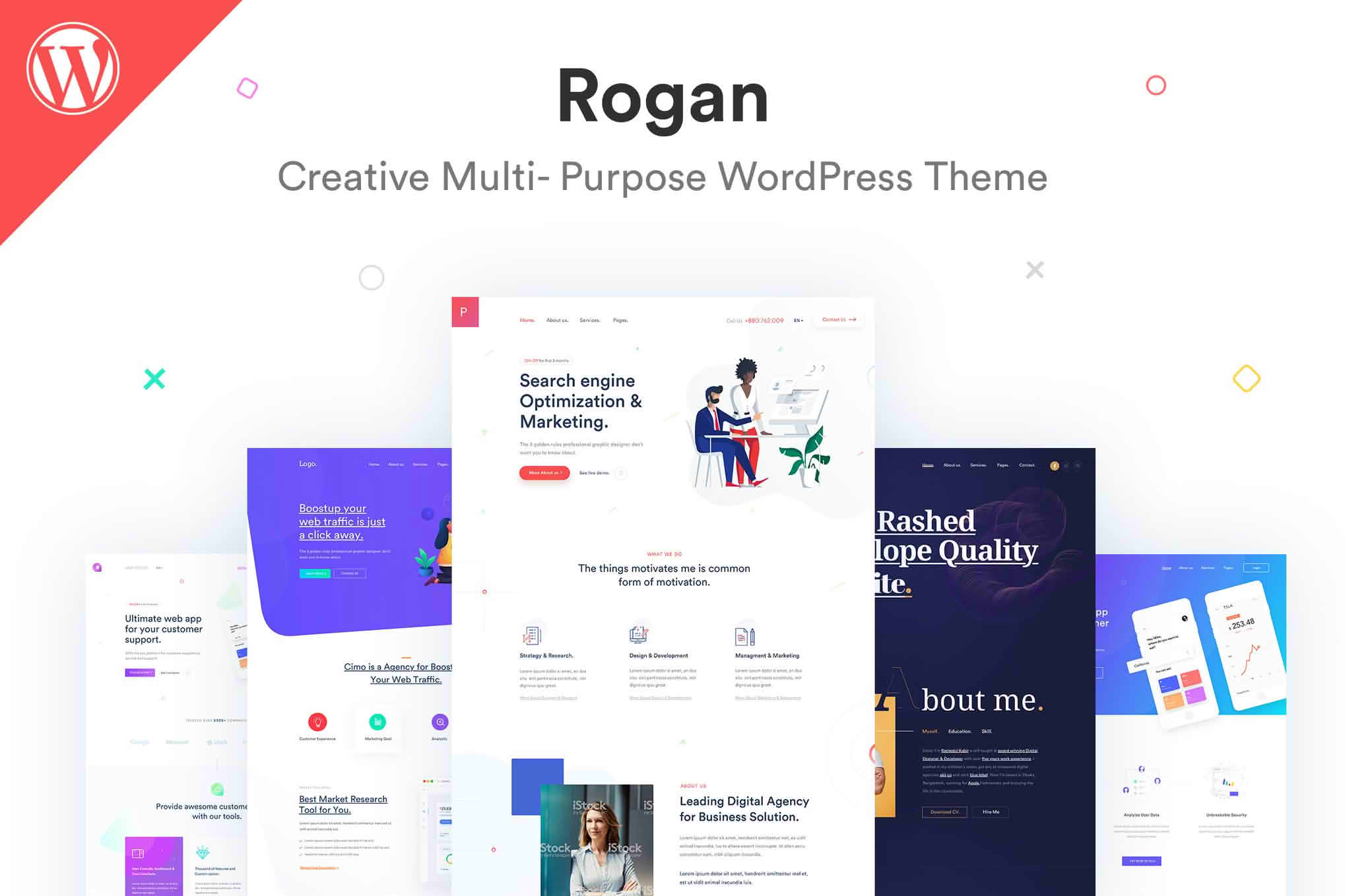 Download Rogan - Creative Multipurpose WordPress Theme for Agency