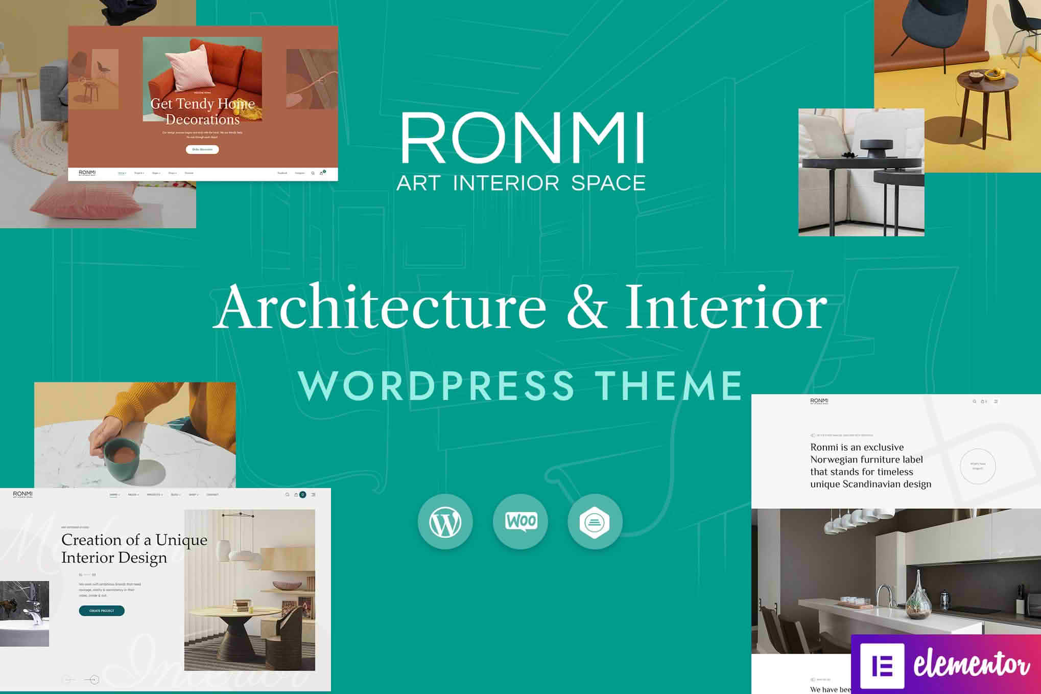 Download Ronmi - Architecture and Interior Design WordPress Theme GPL WordPress Plugin