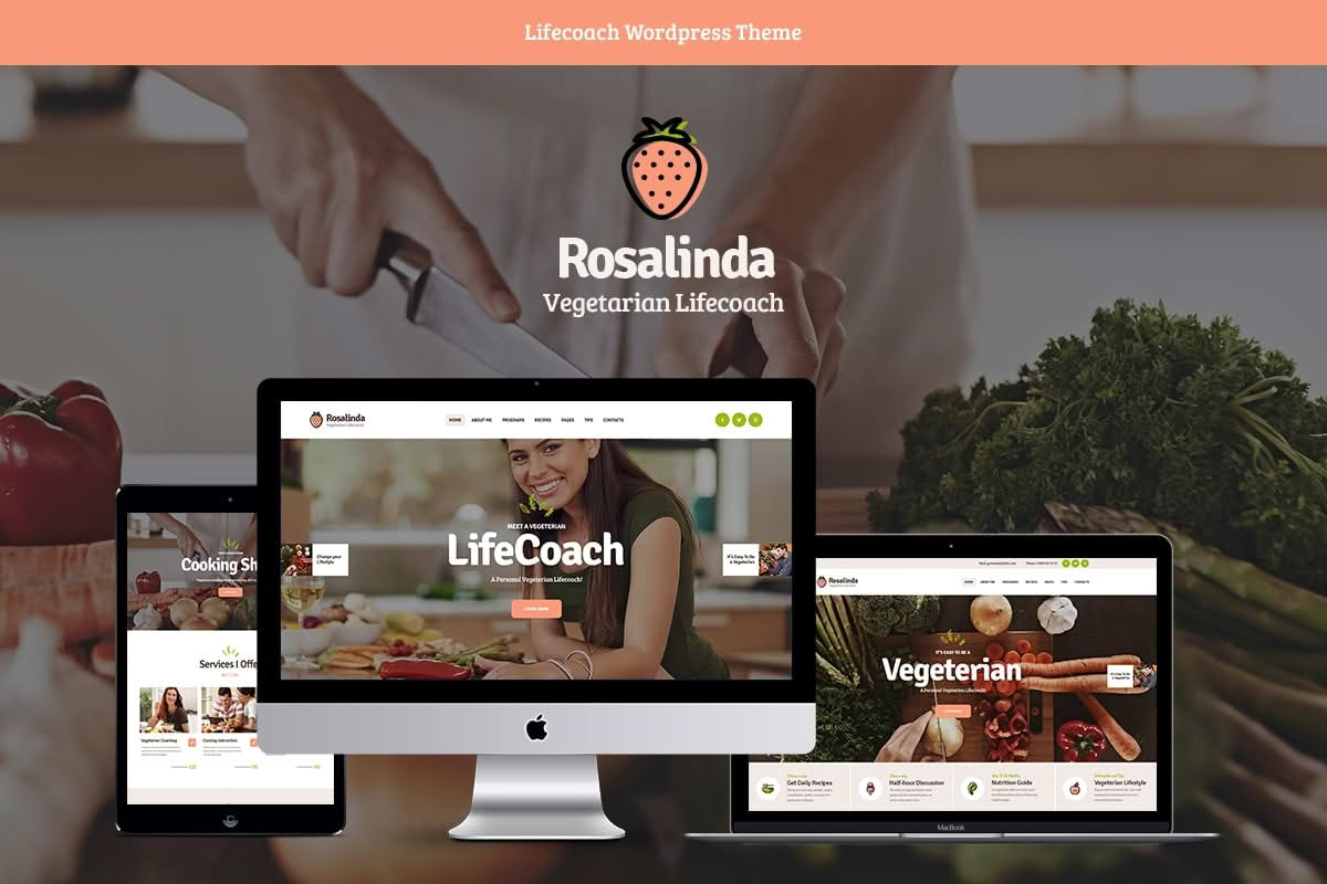 Download Rosalinda | Health Coach & Vegetarian Lifestyle Blog WordPress Theme GPL WordPress Plugin