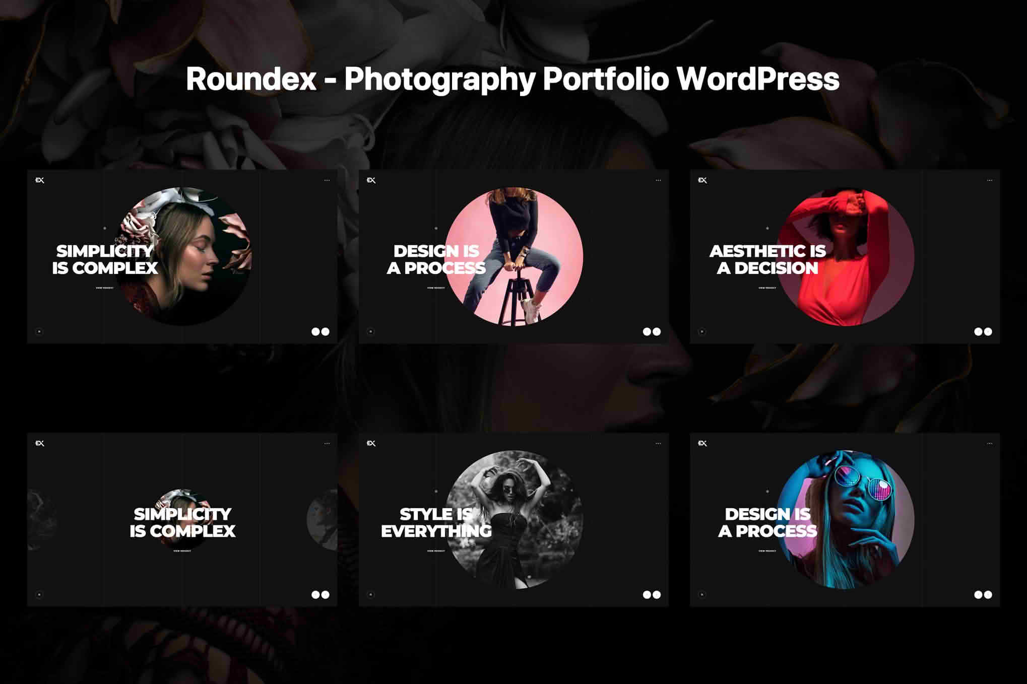 Download Roundex - Circular Portfolio WordPress Theme GPL WordPress Plugin