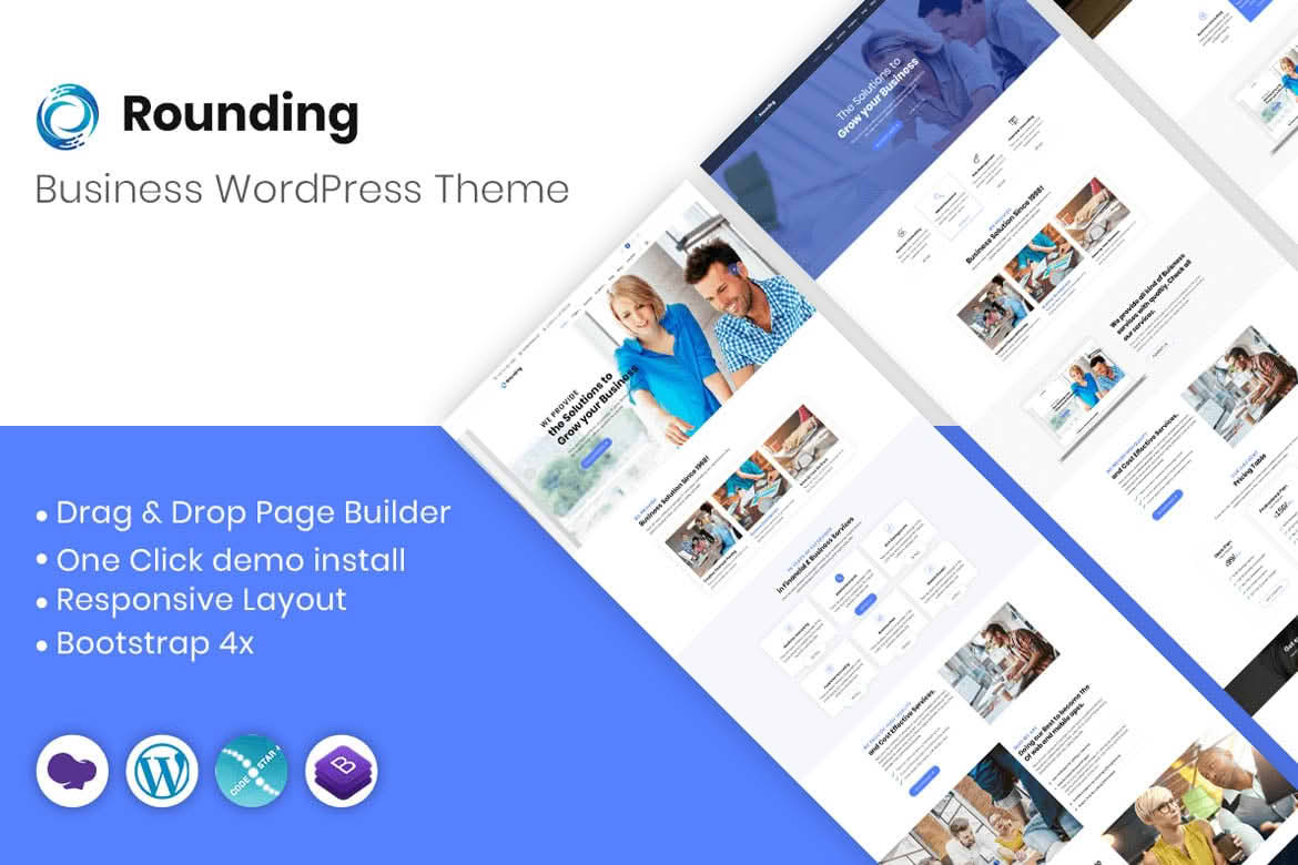Download Rounding - Business WordPress Theme GPL WordPress Plugin