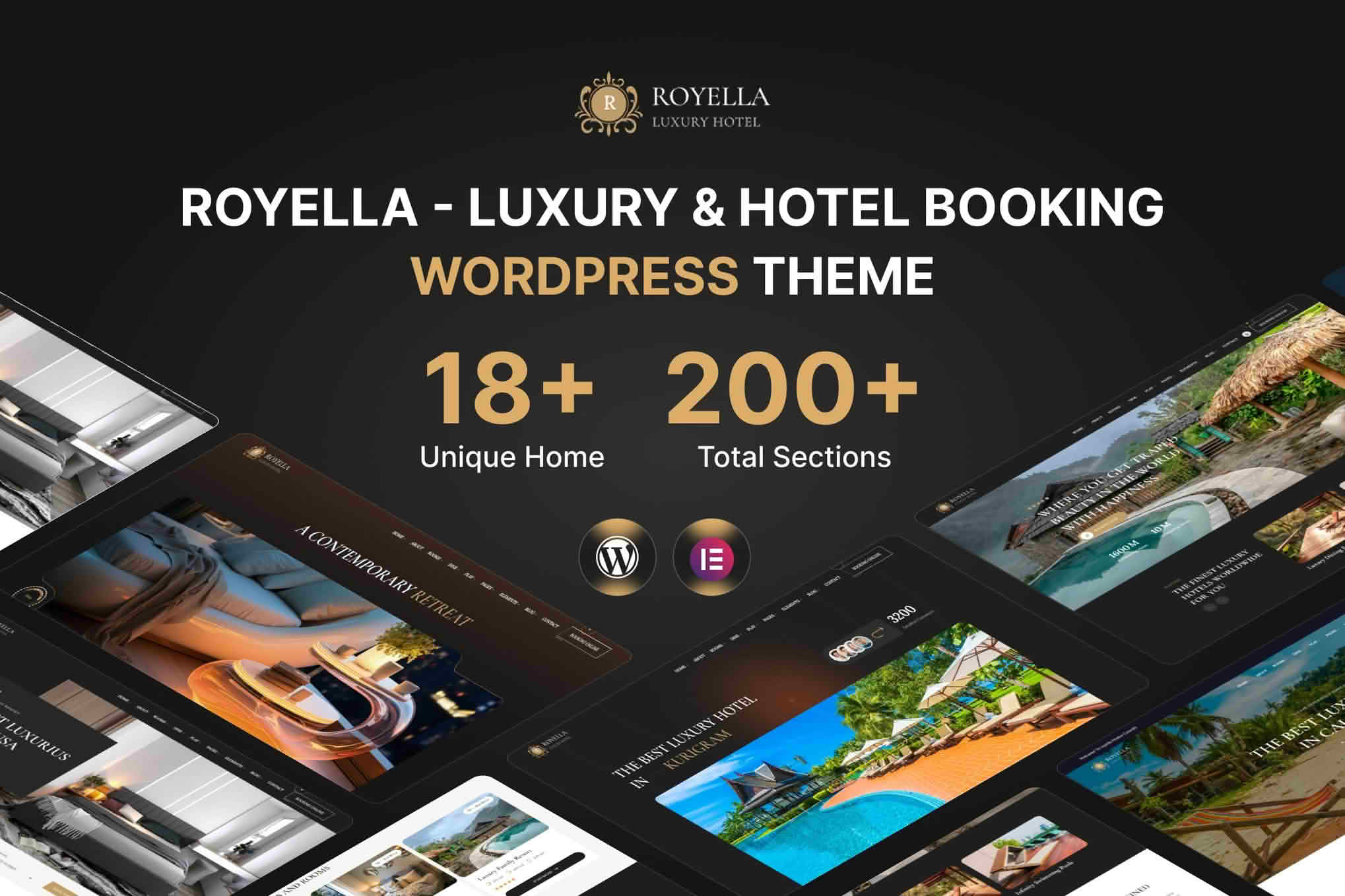 Royella - Luxury & Hotel Booking WordPress Theme