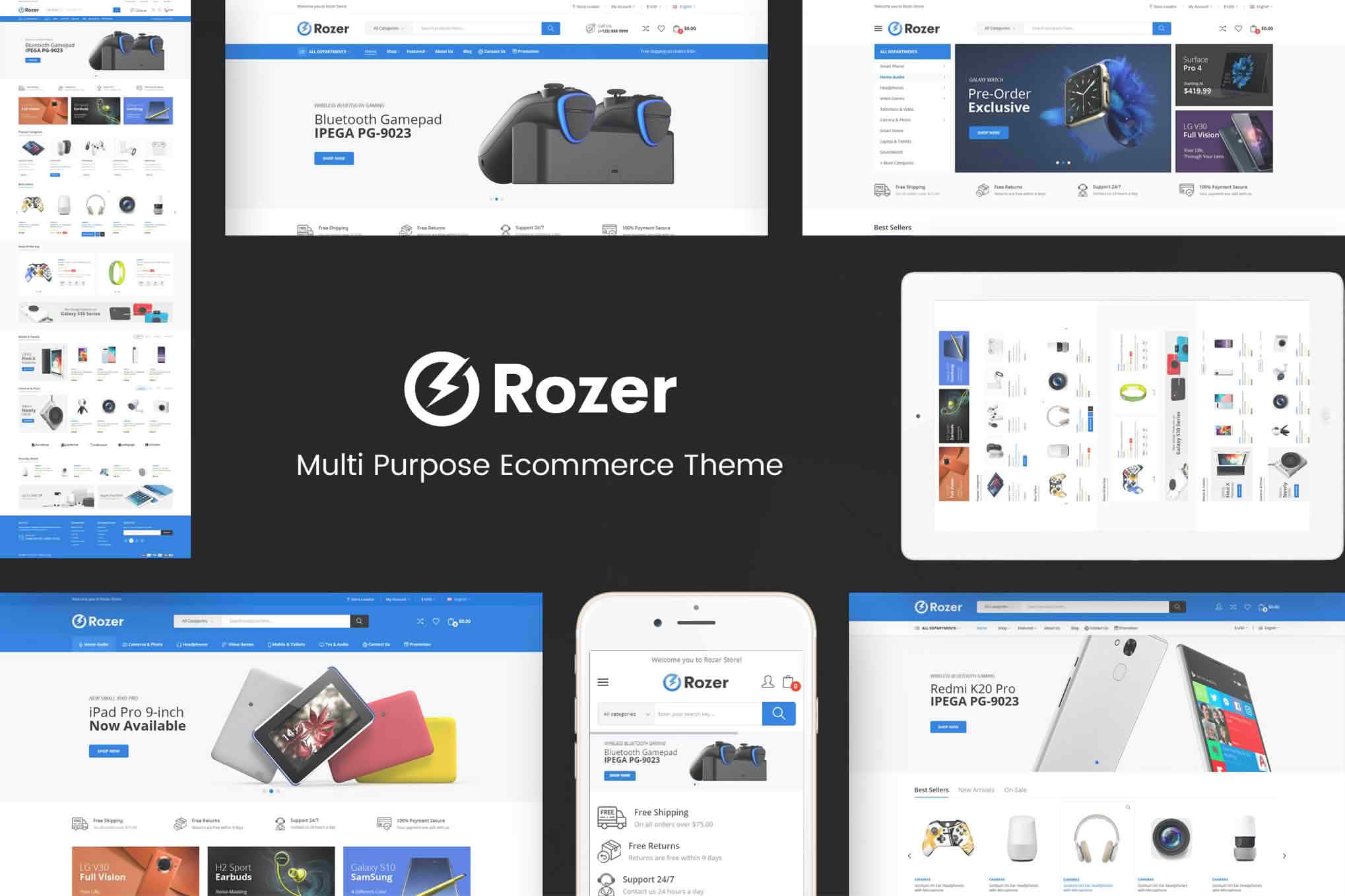 Download Rozer - Digital eCommerce WordPress Theme GPL WordPress Plugin