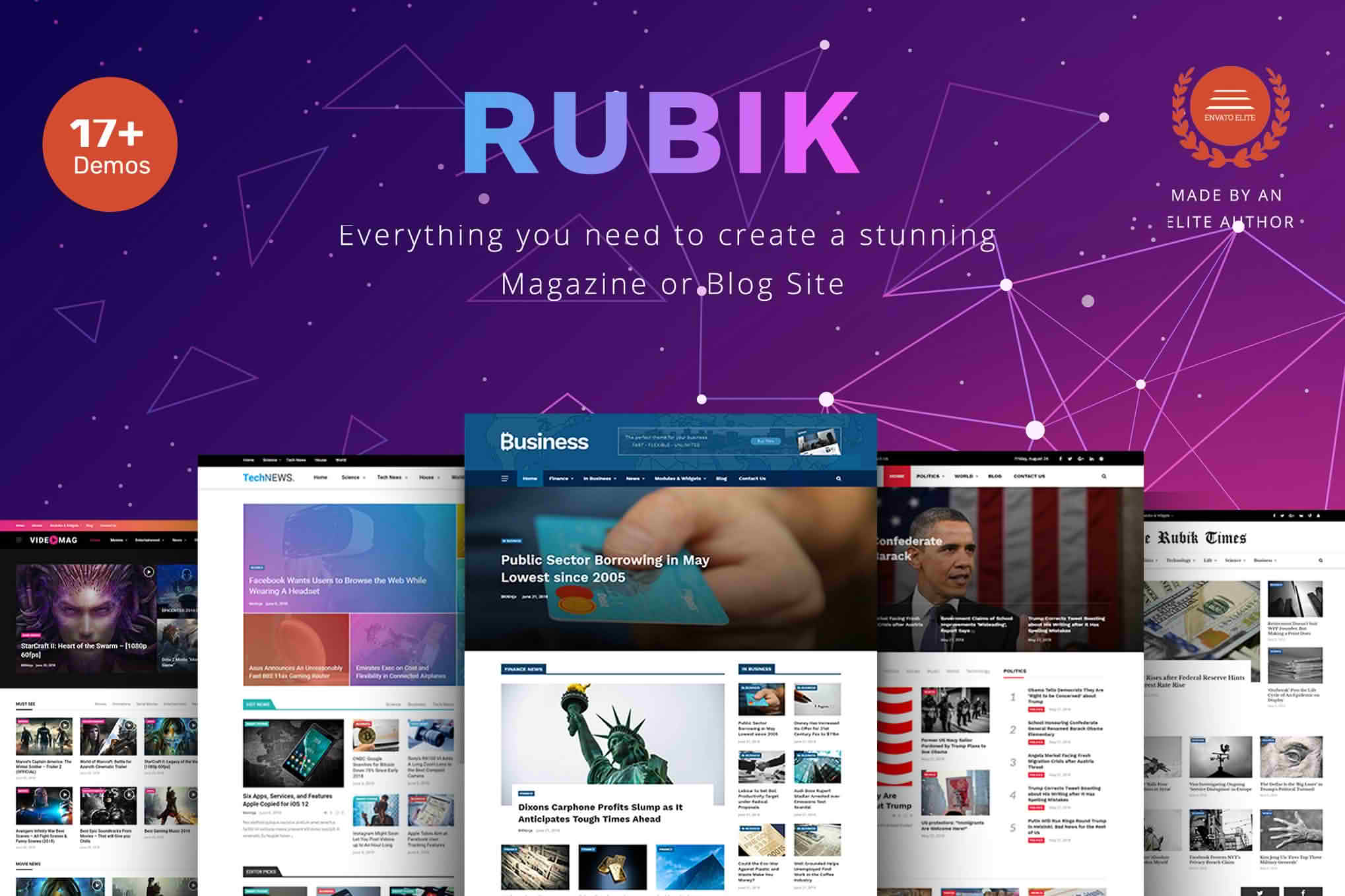 Download Rubik - A Perfect Theme for Blog Magazine Website GPL WordPress Plugin