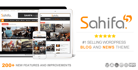 Download Sahifa - Responsive News / Magazine / Blog Theme GPL WordPress Plugin