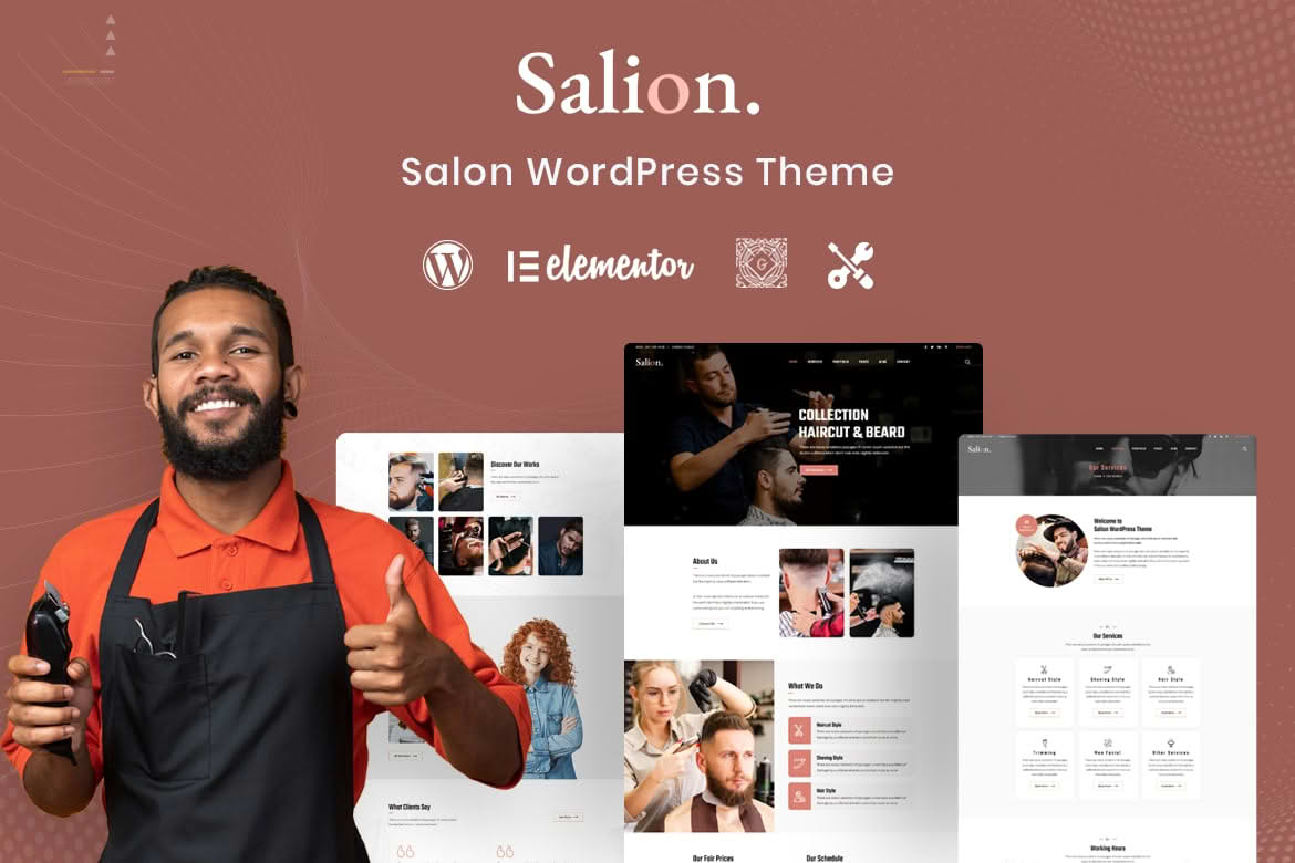 Download Salion – Hair Salon WordPress Theme GPL WordPress Plugin